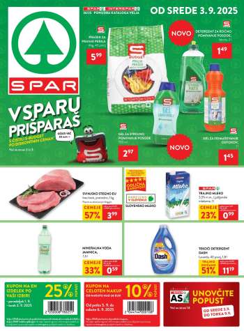 SPAR katalog - 3.9.2025 - 9.9.2025.