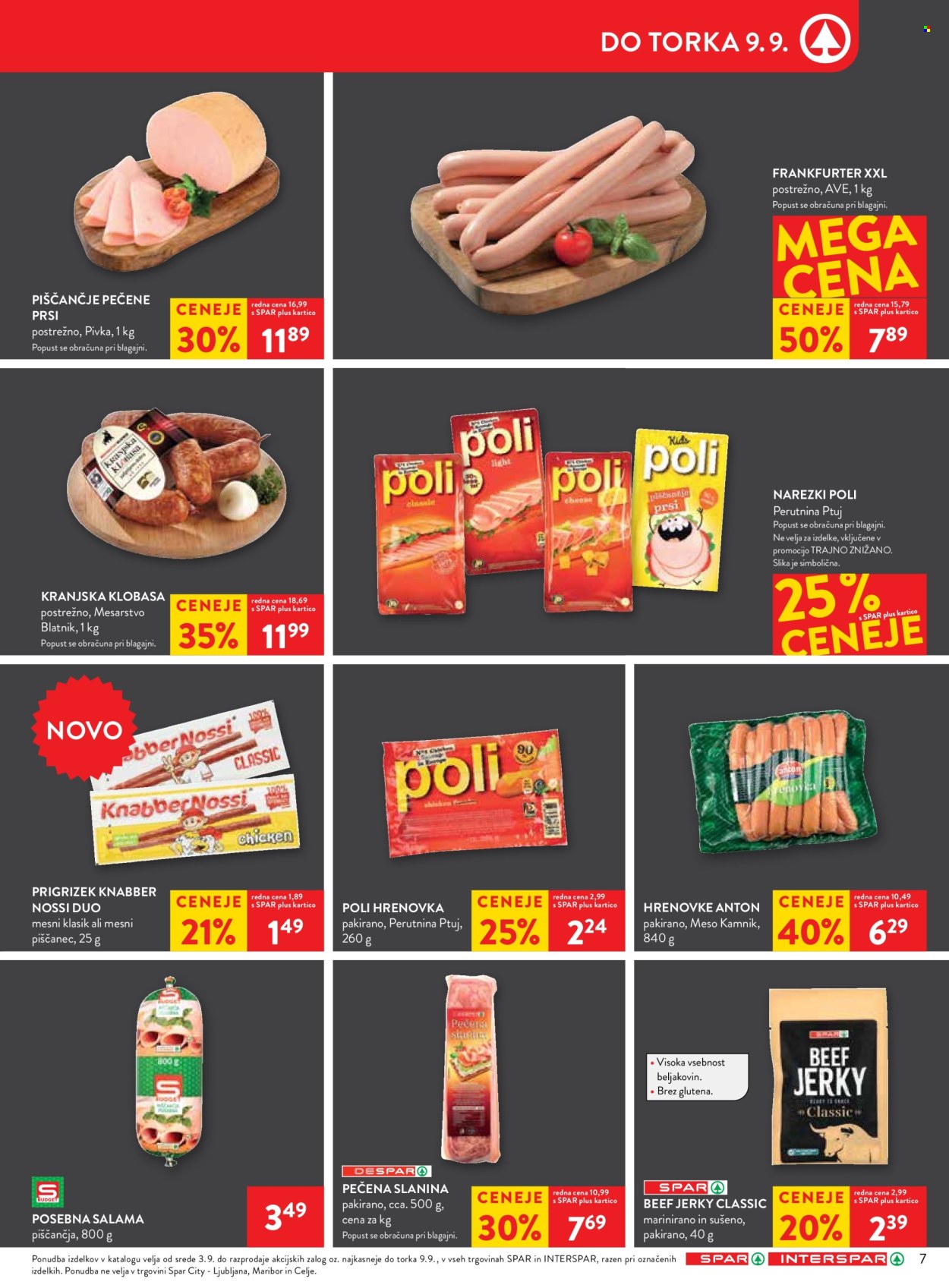 SPAR katalog - 3.9.2025 - 9.9.2025. Stran 7