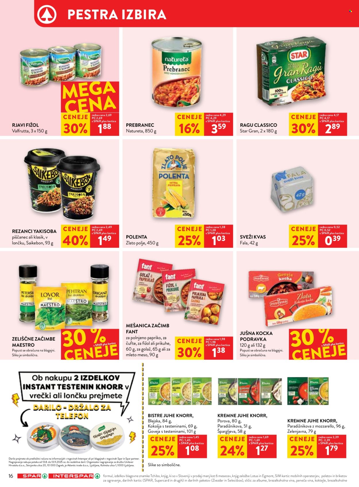 SPAR katalog - 3.9.2025 - 9.9.2025. Stran 20
