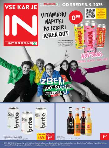 INTERSPAR katalog - 3.9.2025 - 16.9.2025.