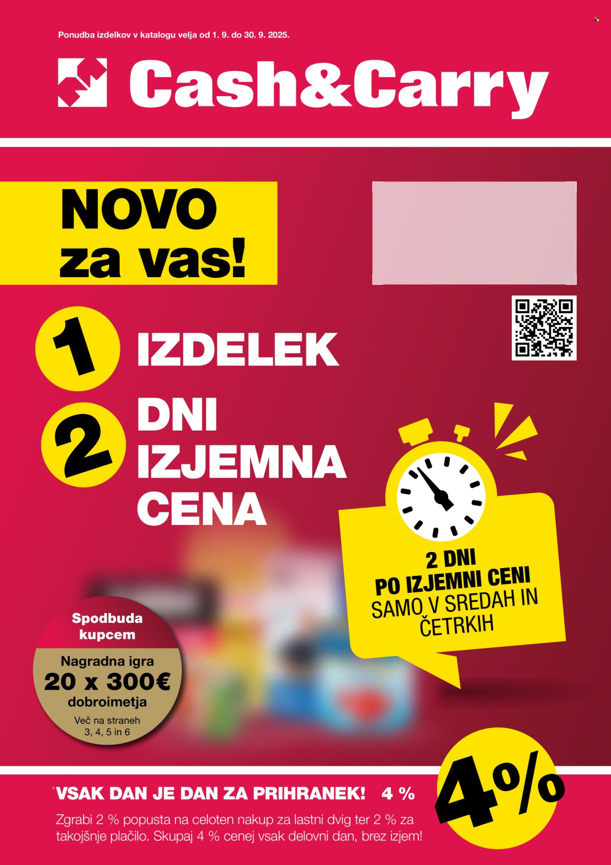 Mercator Cash & Carry katalog - 1.9.2025 - 30.9.2025. Stran 1