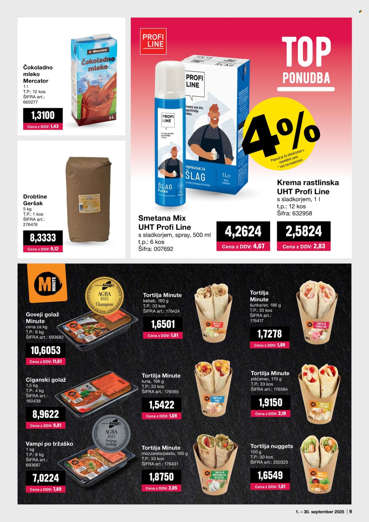 Mercator Cash & Carry katalog - 1.9.2025 - 30.9.2025. Stran 9