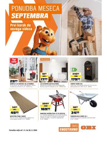 OBI katalog - 1.9.2025 - 30.9.2025.