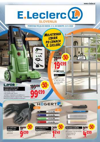 E.Leclerc katalog - 3.9.2025 - 13.9.2025.