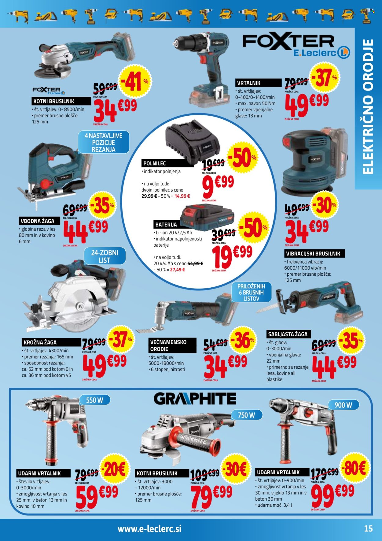 E.Leclerc katalog - 3.9.2025 - 13.9.2025. Stran 15