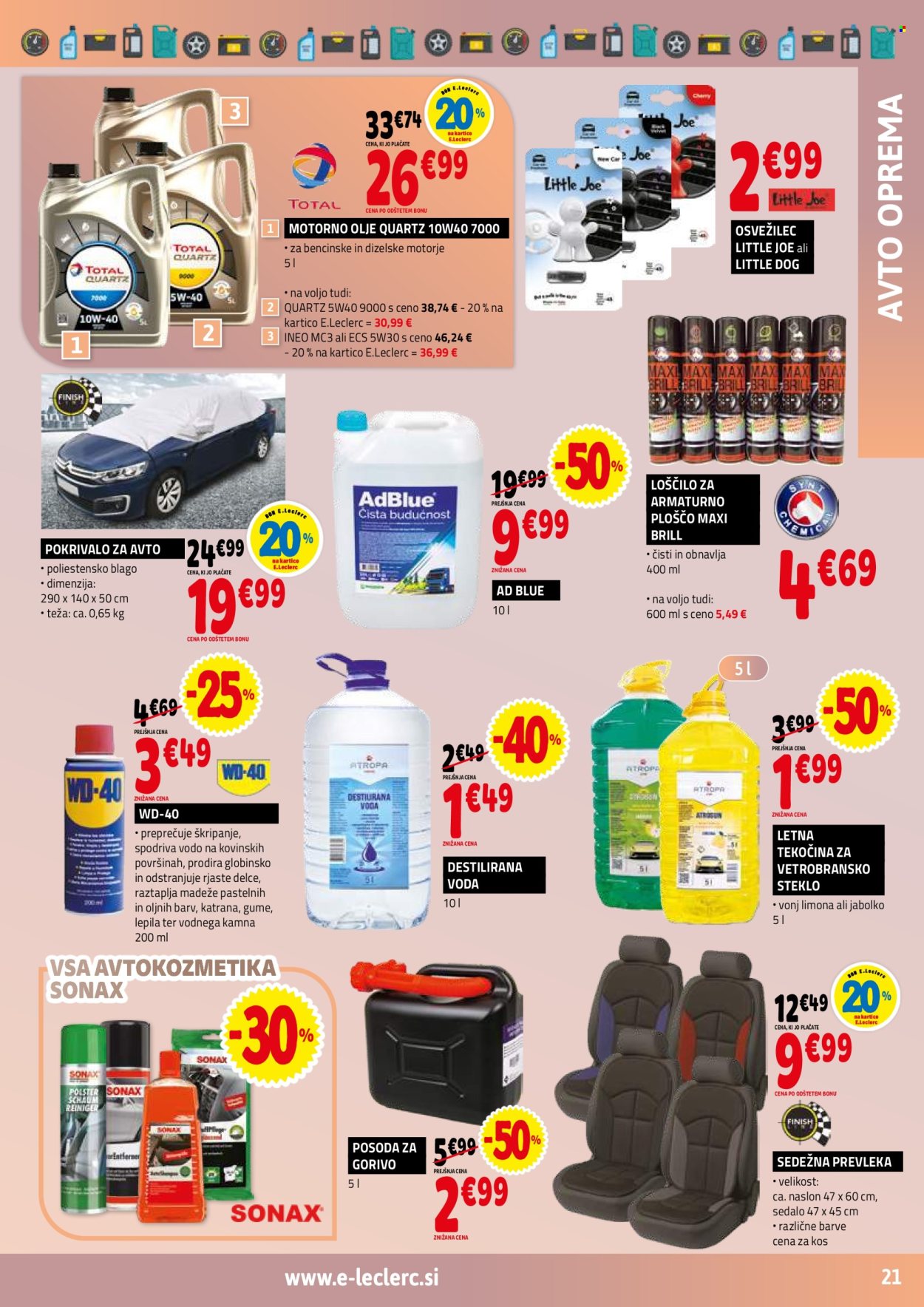 E.Leclerc katalog - 3.9.2025 - 13.9.2025. Stran 21
