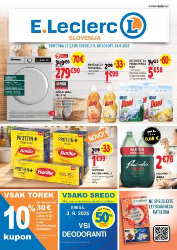 E.Leclerc katalog - 3.9.2025 - 13.9.2025.
