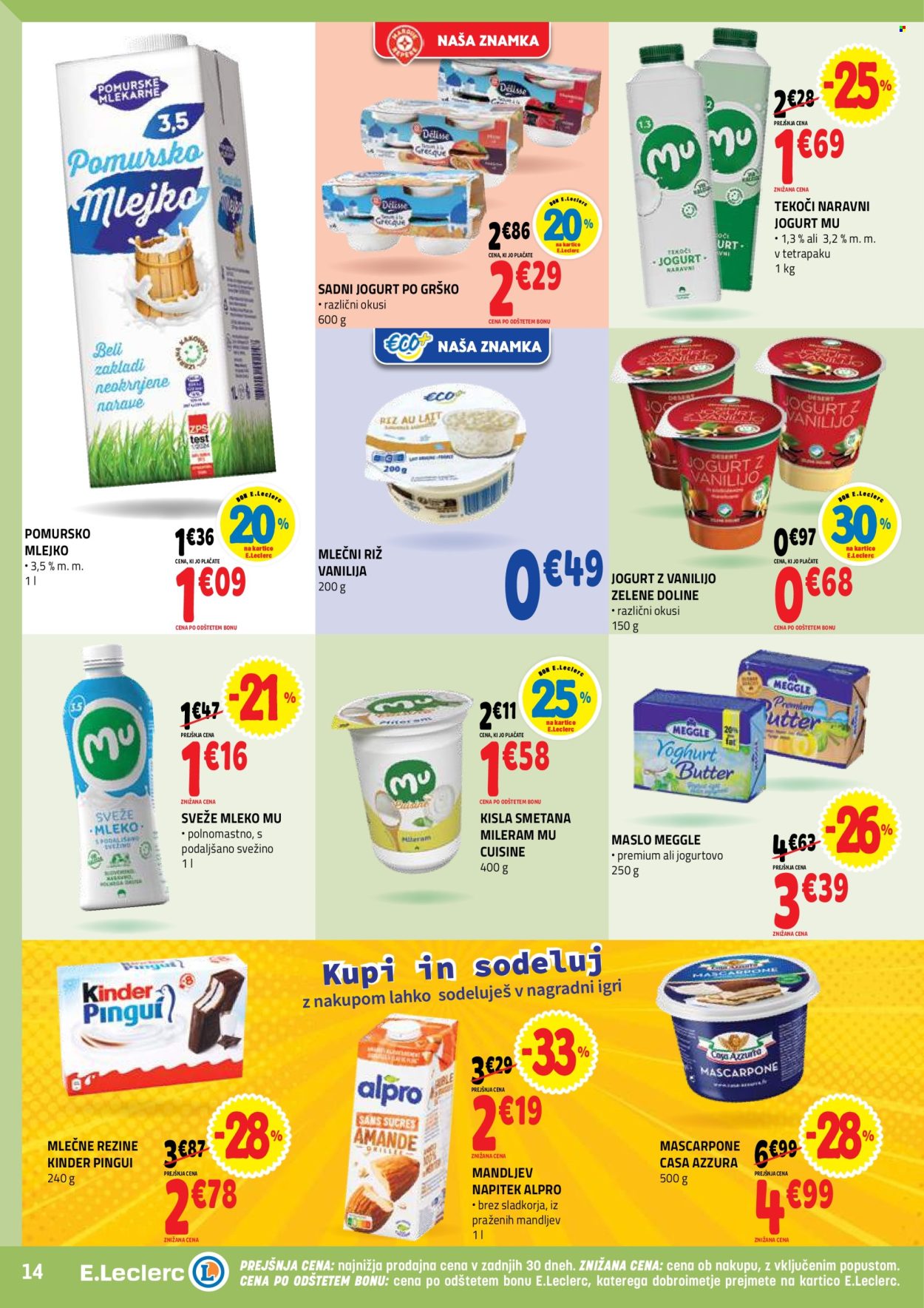 E.Leclerc katalog - 3.9.2025 - 13.9.2025. Stran 14