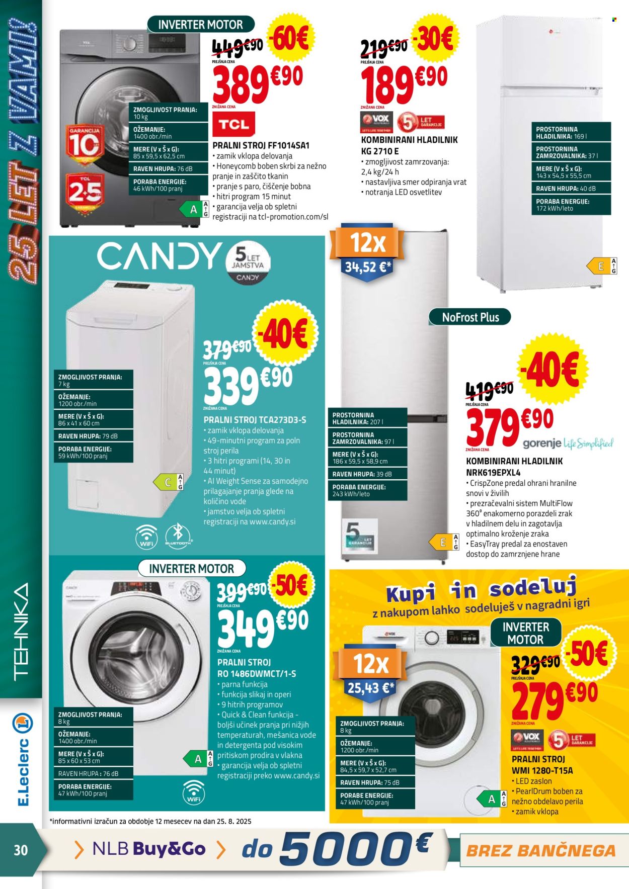 E.Leclerc katalog - 3.9.2025 - 13.9.2025. Stran 30