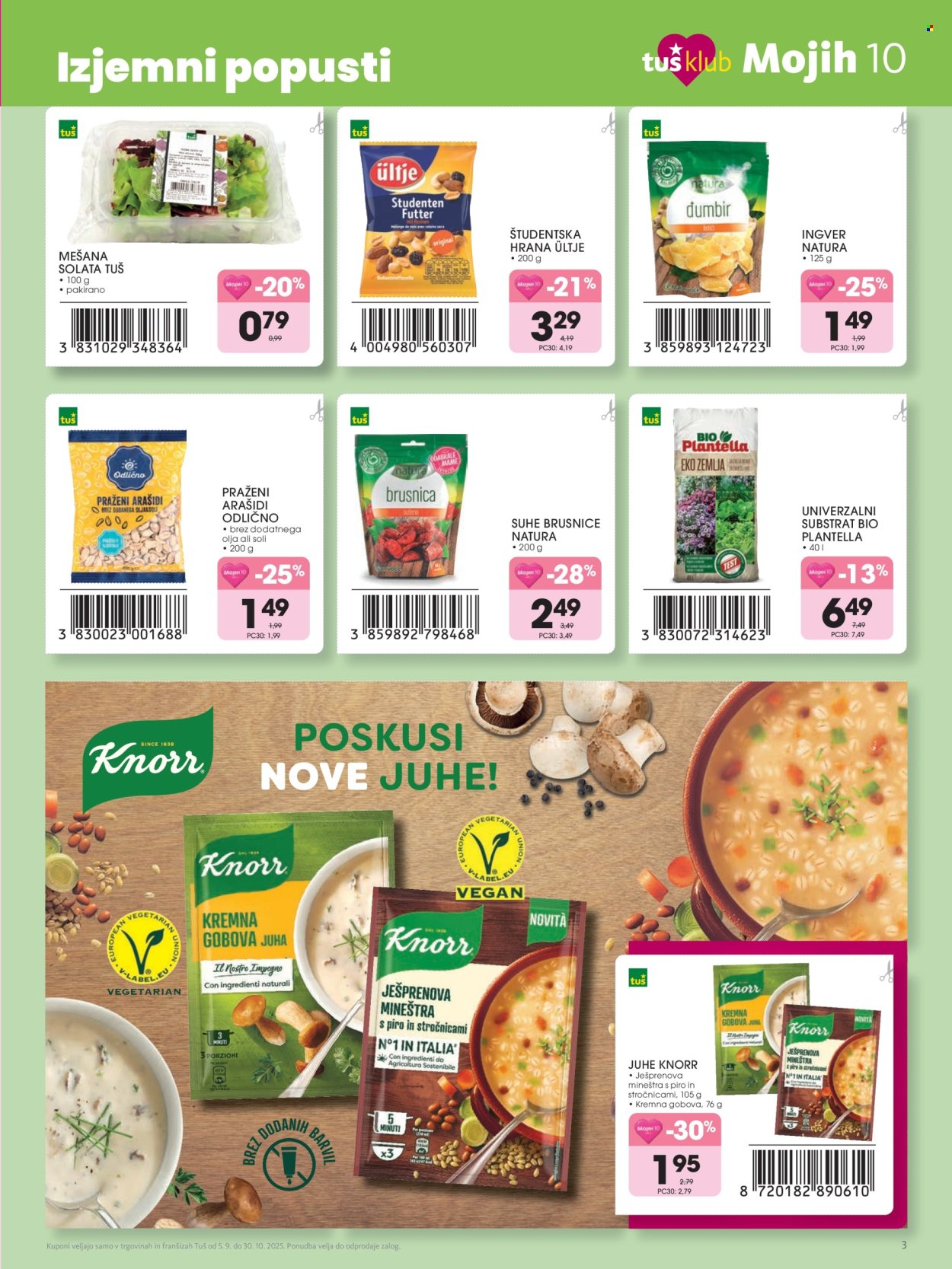 Tuš katalog - 5.9.2025 - 31.10.2025. Stran 3
