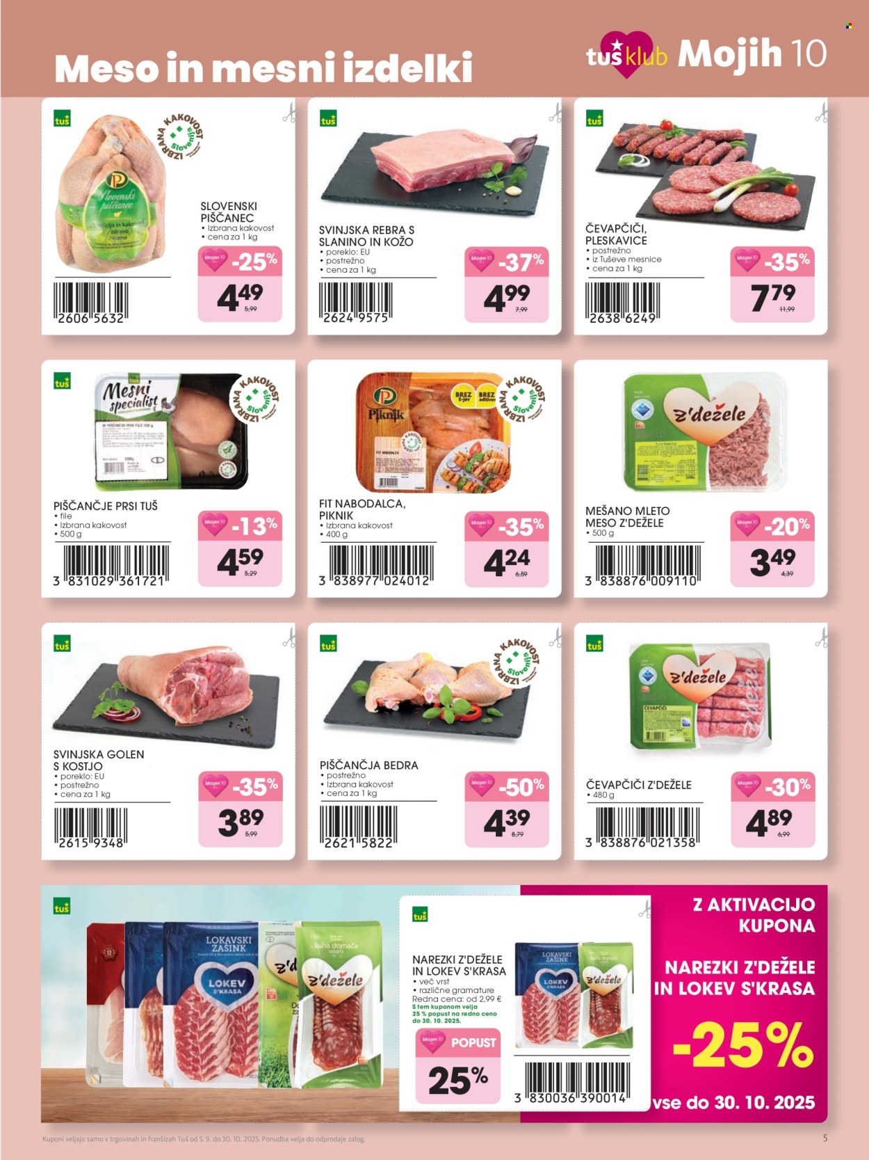 Tuš katalog - 5.9.2025 - 31.10.2025. Stran 5