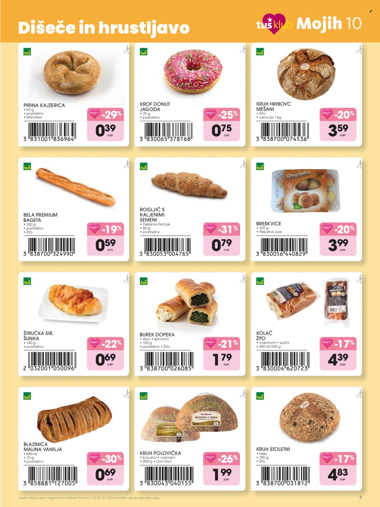 Tuš katalog - 5.9.2025 - 31.10.2025. Stran 9