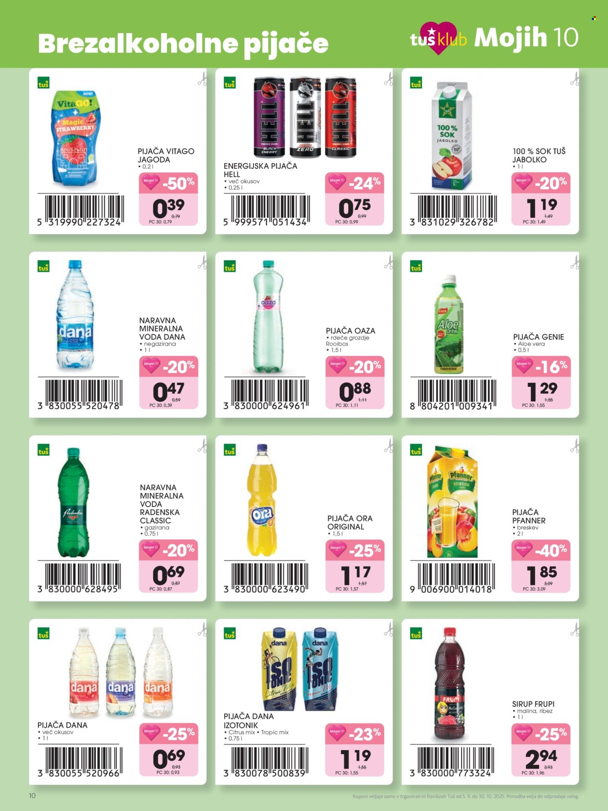 Tuš katalog - 5.9.2025 - 31.10.2025. Stran 10