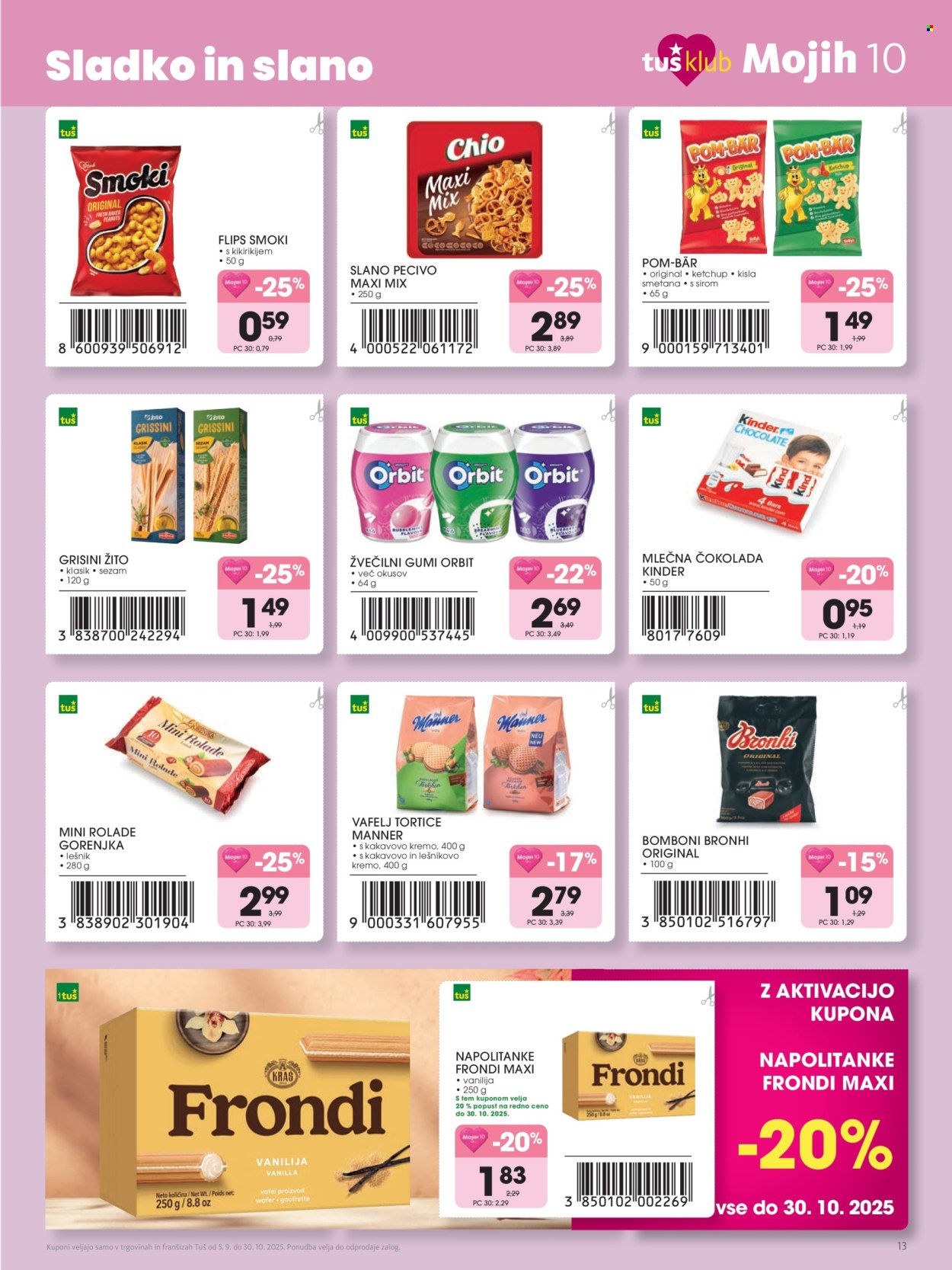 Tuš katalog - 5.9.2025 - 31.10.2025. Stran 13
