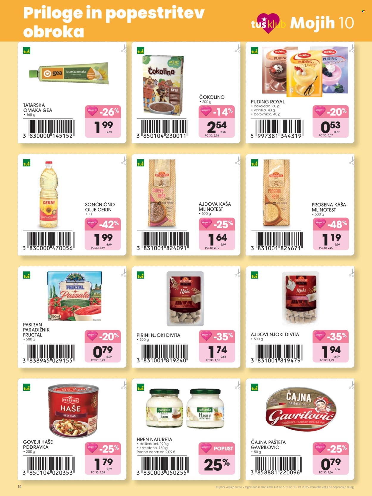 Tuš katalog - 5.9.2025 - 31.10.2025. Stran 14