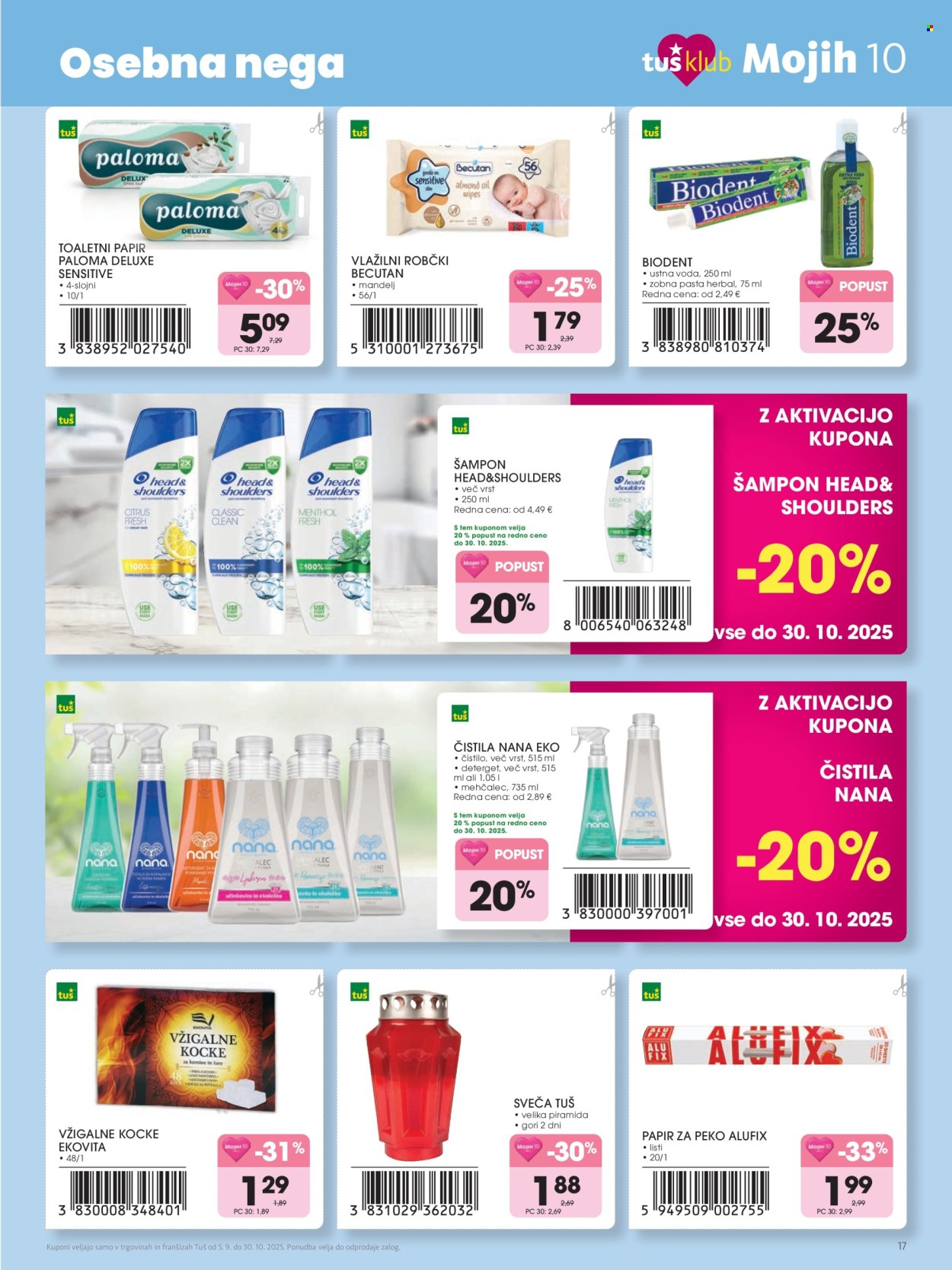 Tuš katalog - 5.9.2025 - 31.10.2025. Stran 17