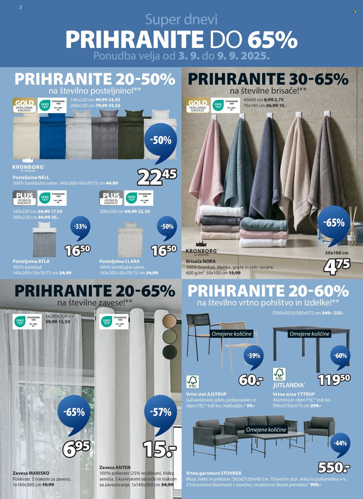JYSK katalog - 3.9.2025 - 14.10.2025. Stran 2