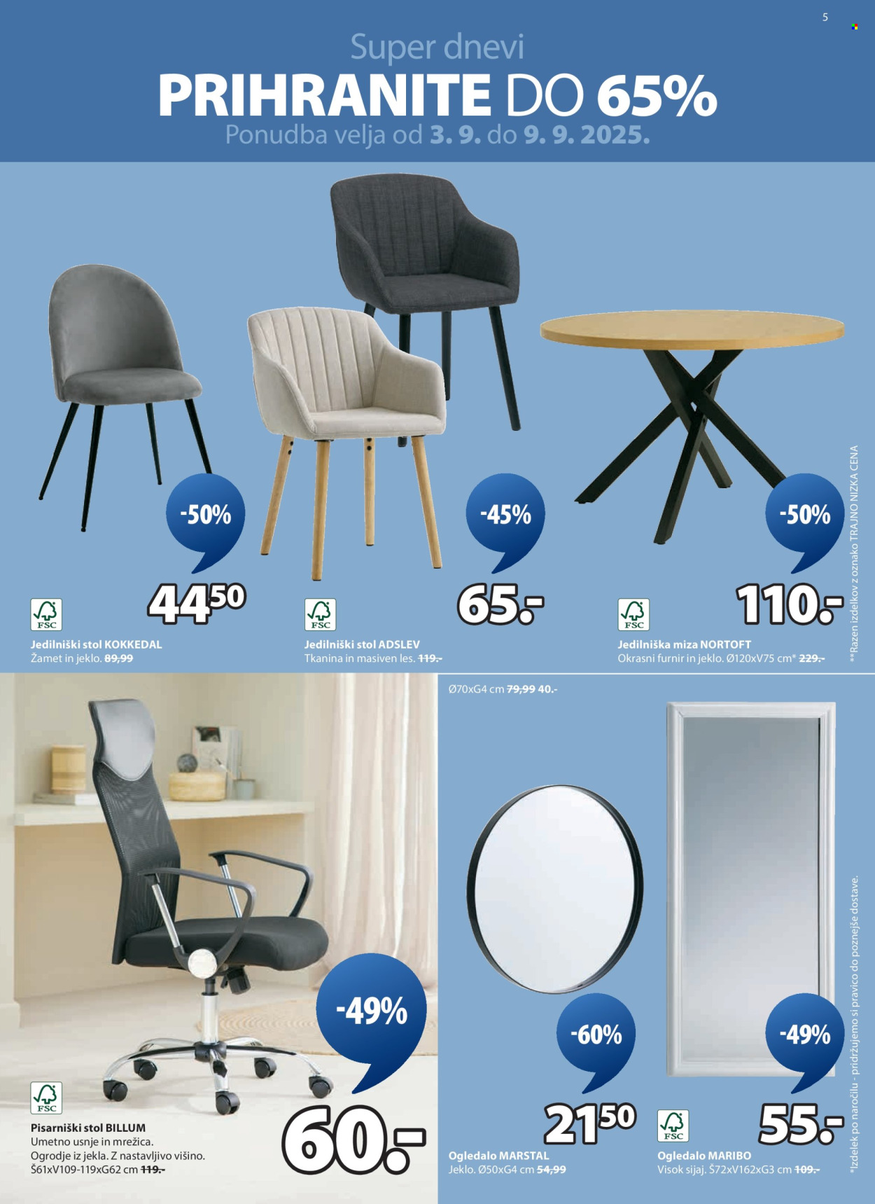 JYSK katalog - 3.9.2025 - 14.10.2025. Stran 5