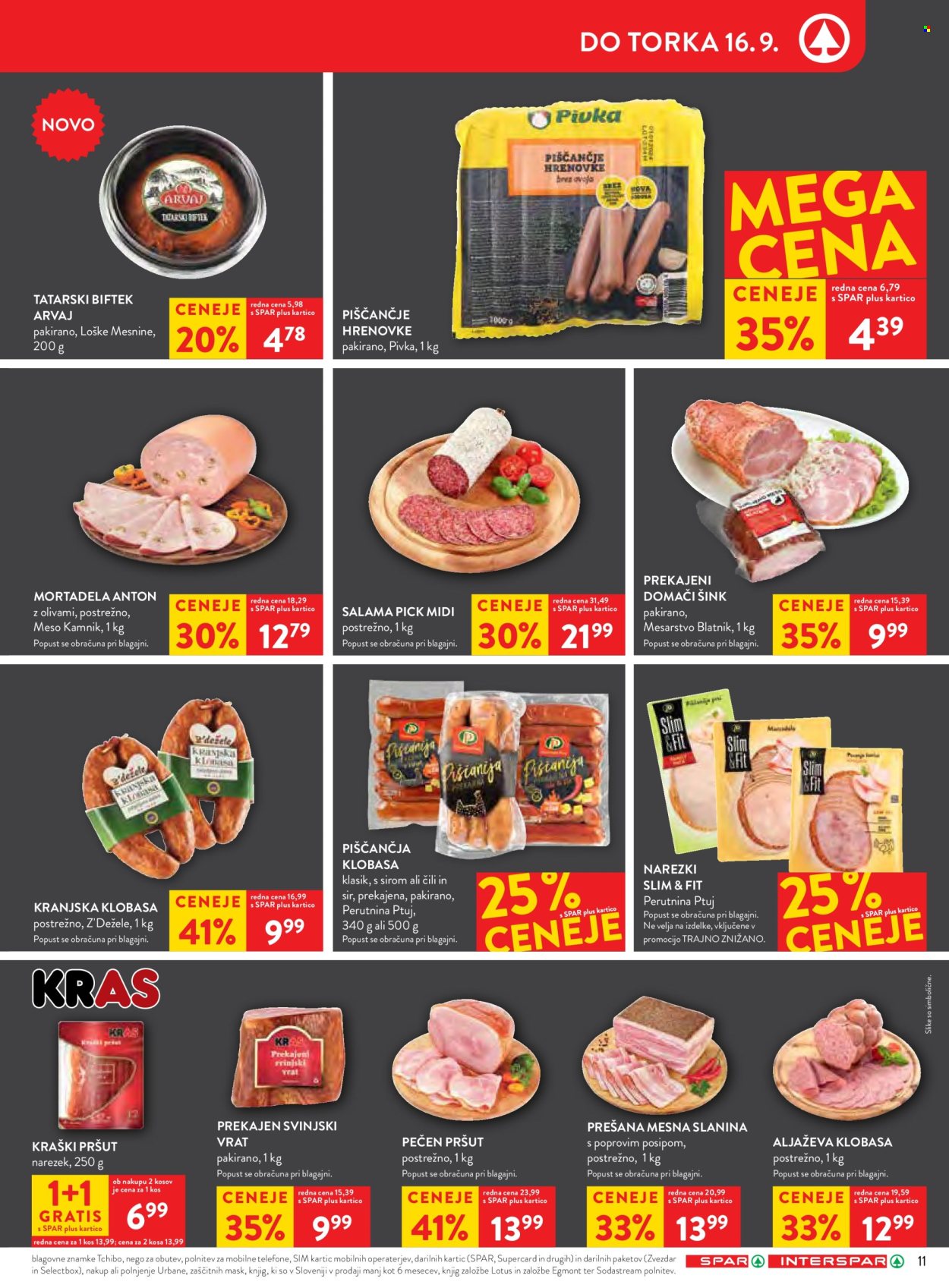 SPAR katalog - 10.9.2025 - 16.9.2025. Stran 11