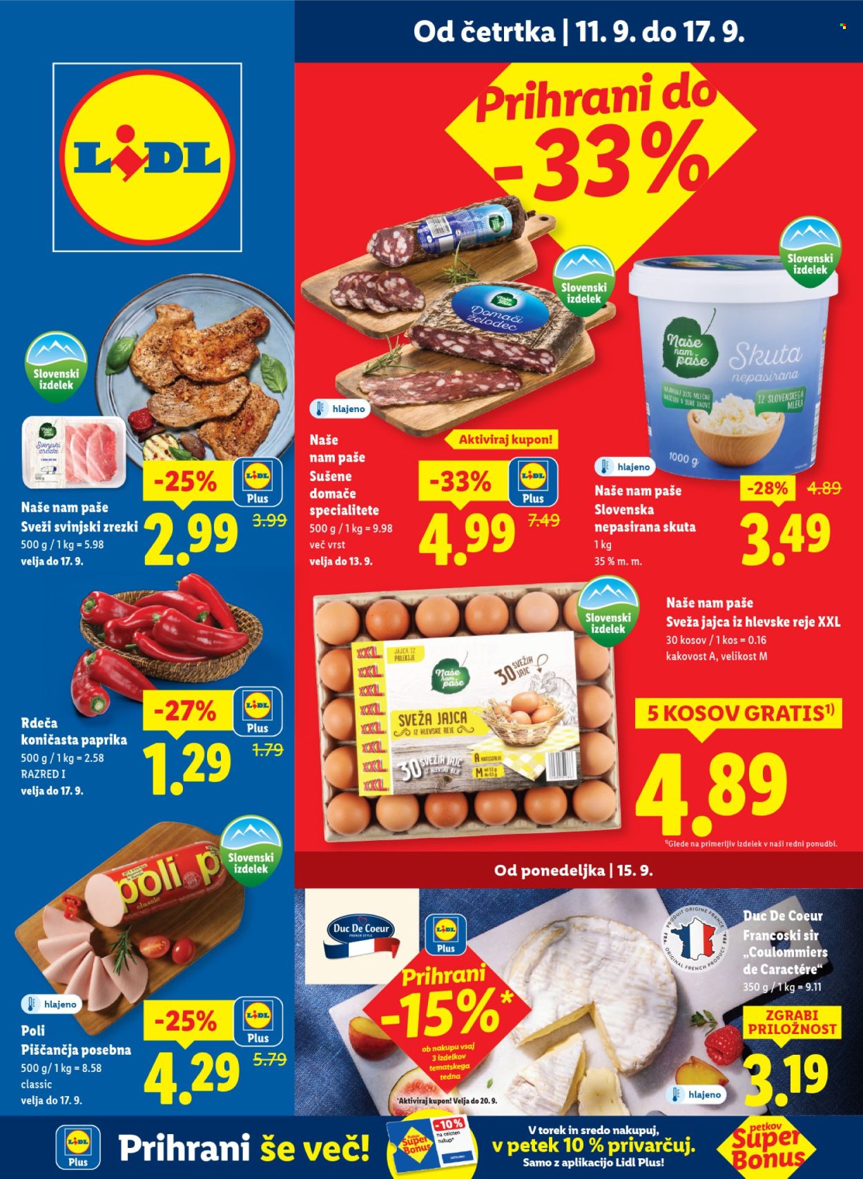Lidl katalog - 11.9.2025 - 17.9.2025. Stran 1