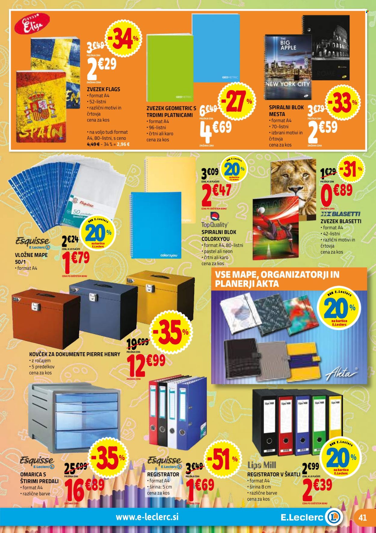 E.Leclerc katalog - 10.9.2025 - 20.9.2025. Stran 41