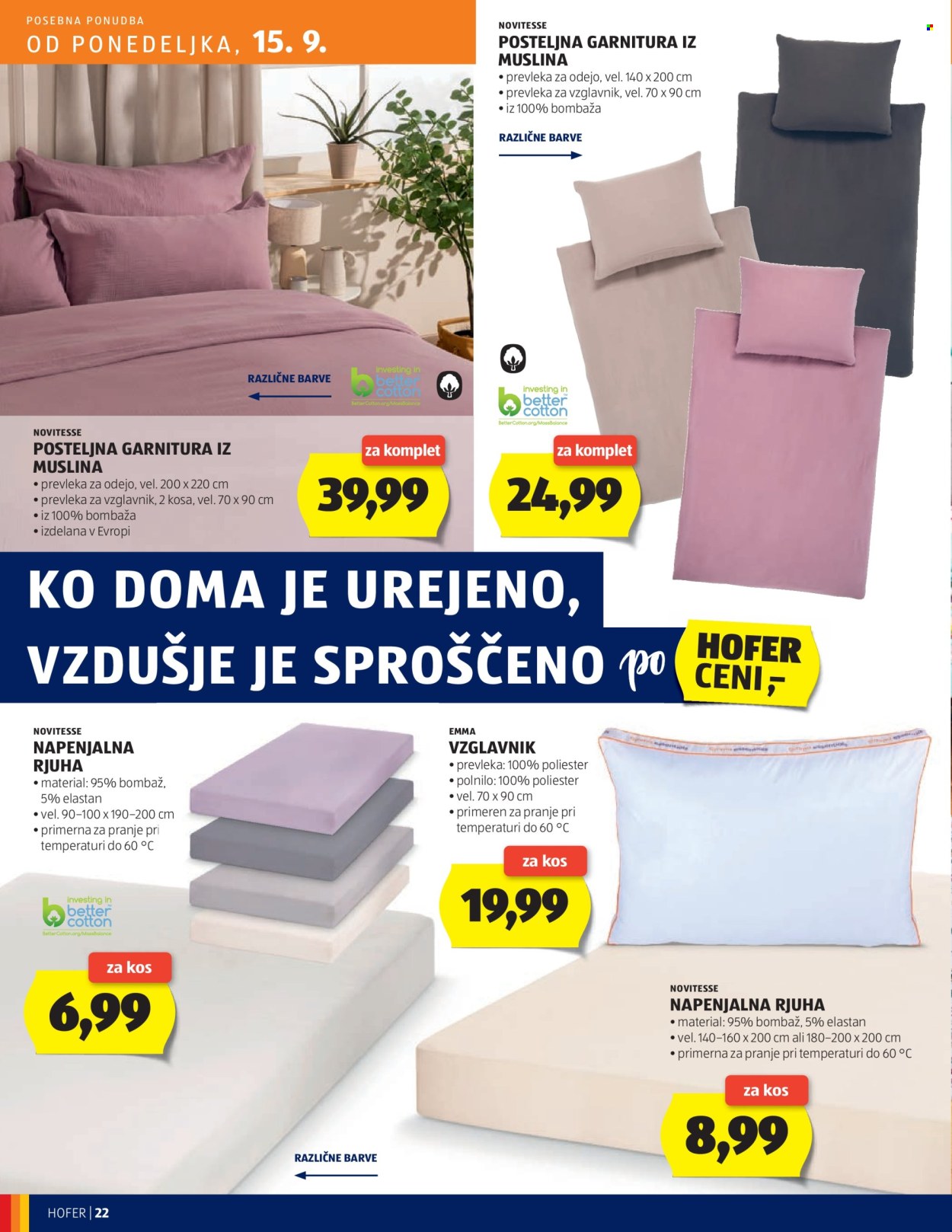 Hofer katalog - 11.9.2025 - 20.9.2025. Stran 22