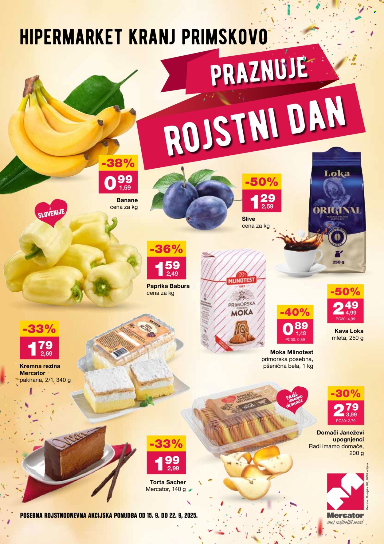 Mercator katalog - 15.9.2025 - 22.9.2025. Stran 1
