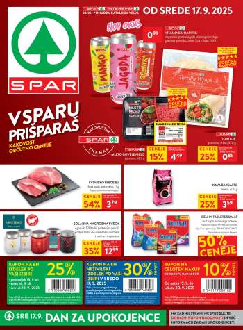 SPAR katalog - 17.9.2025 - 30.9.2025.