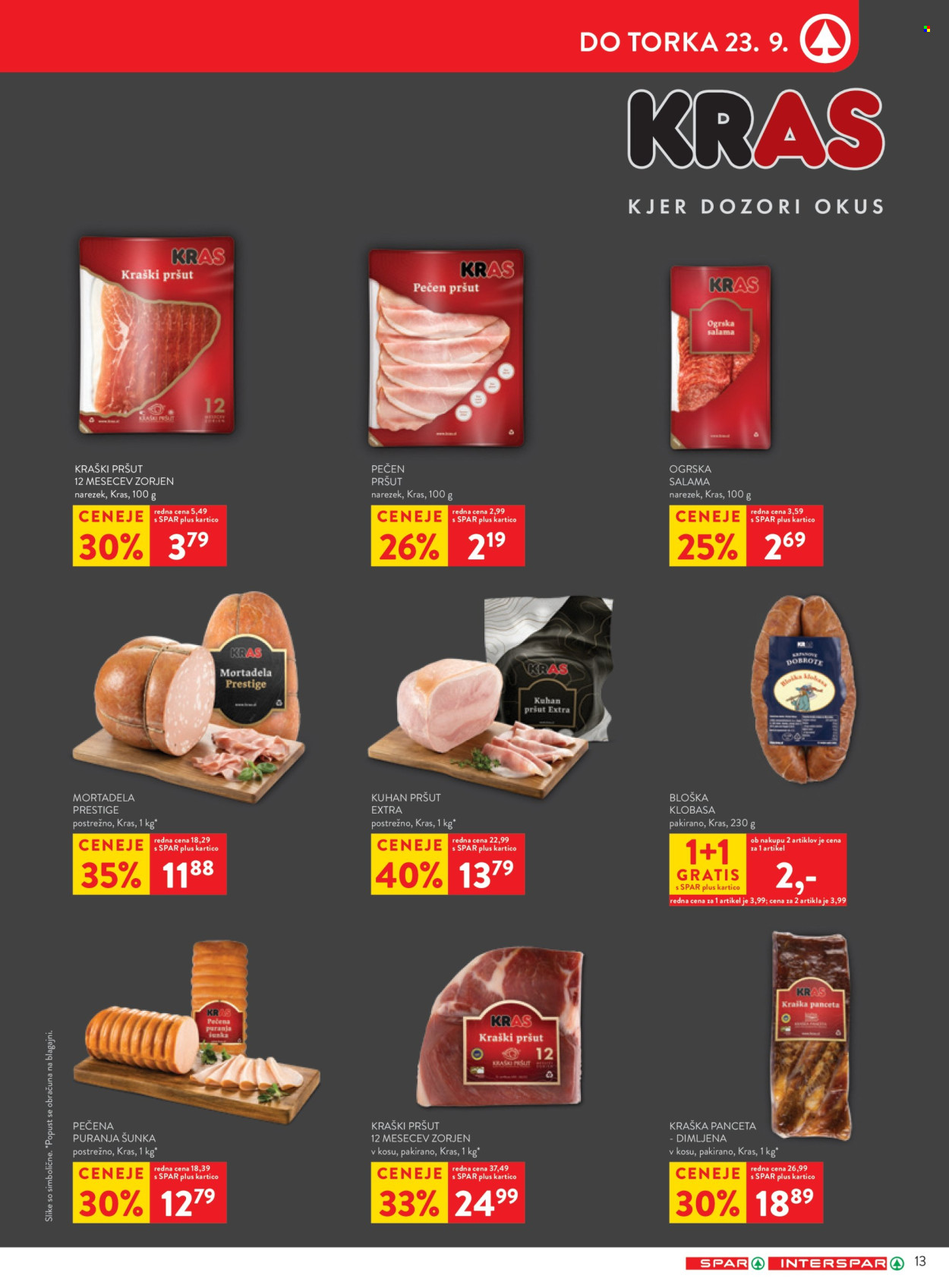 SPAR katalog - 17.9.2025 - 30.9.2025. Stran 13