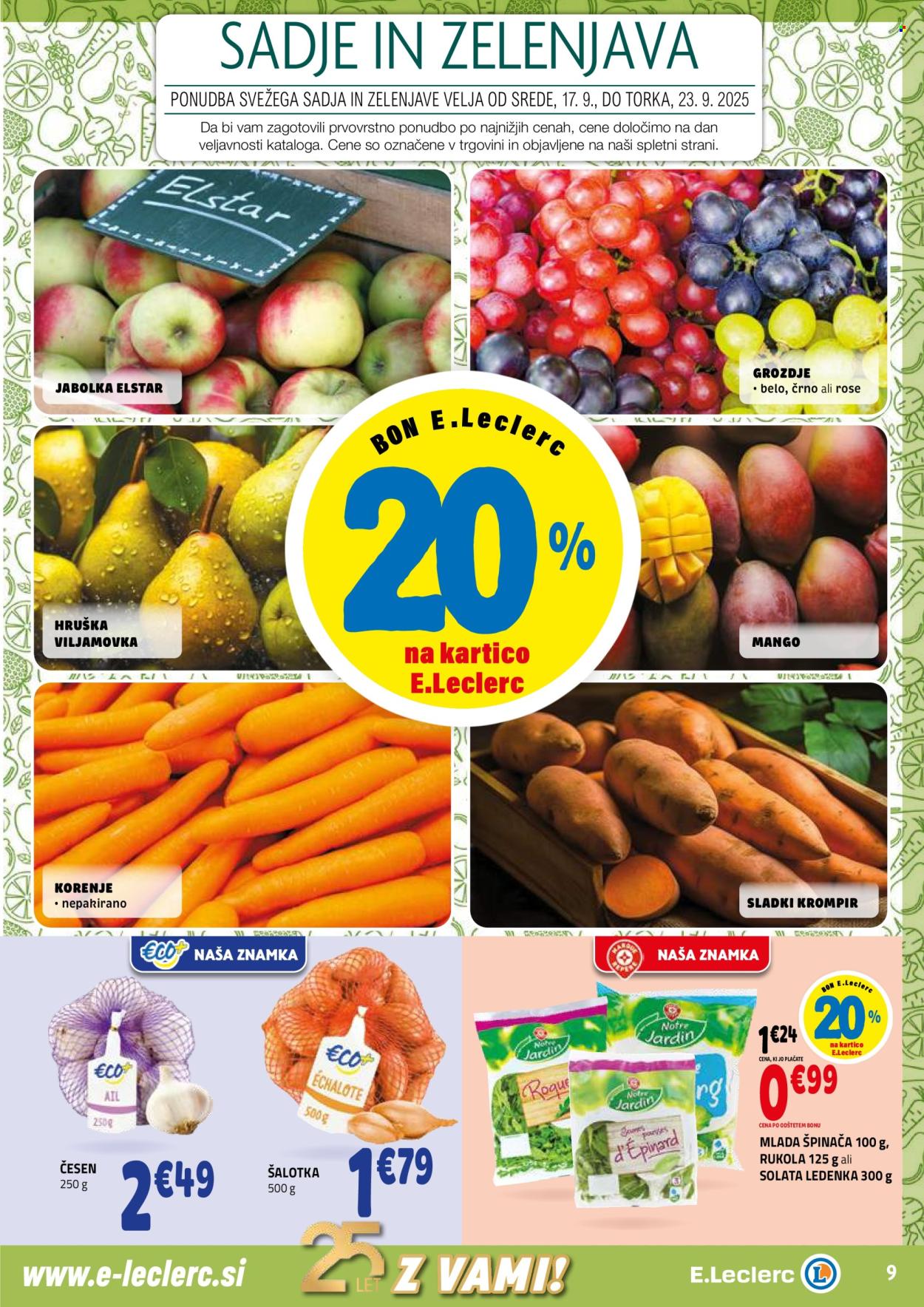 E.Leclerc katalog - 17.9.2025 - 27.9.2025. Stran 9