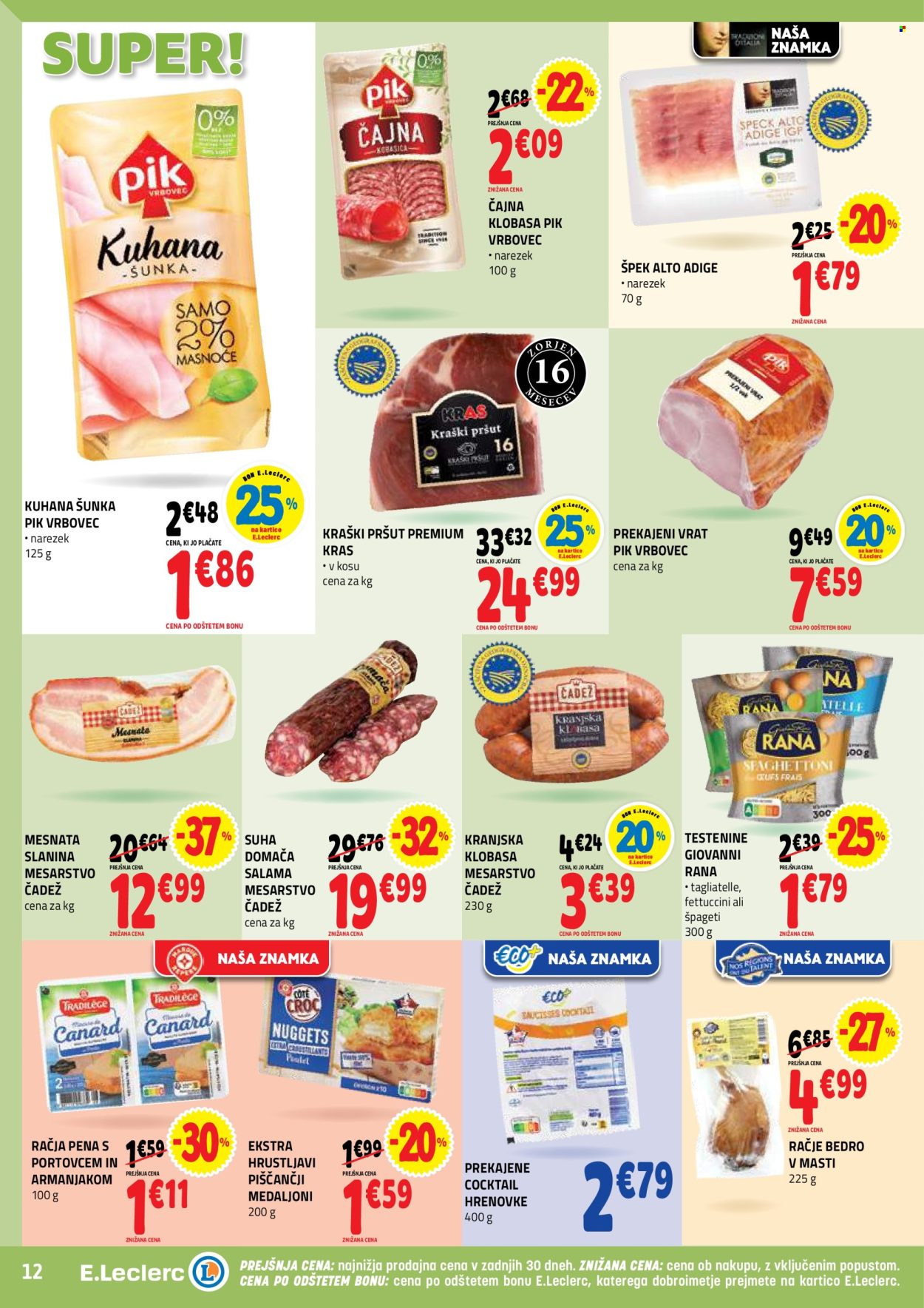 E.Leclerc katalog - 17.9.2025 - 27.9.2025. Stran 12