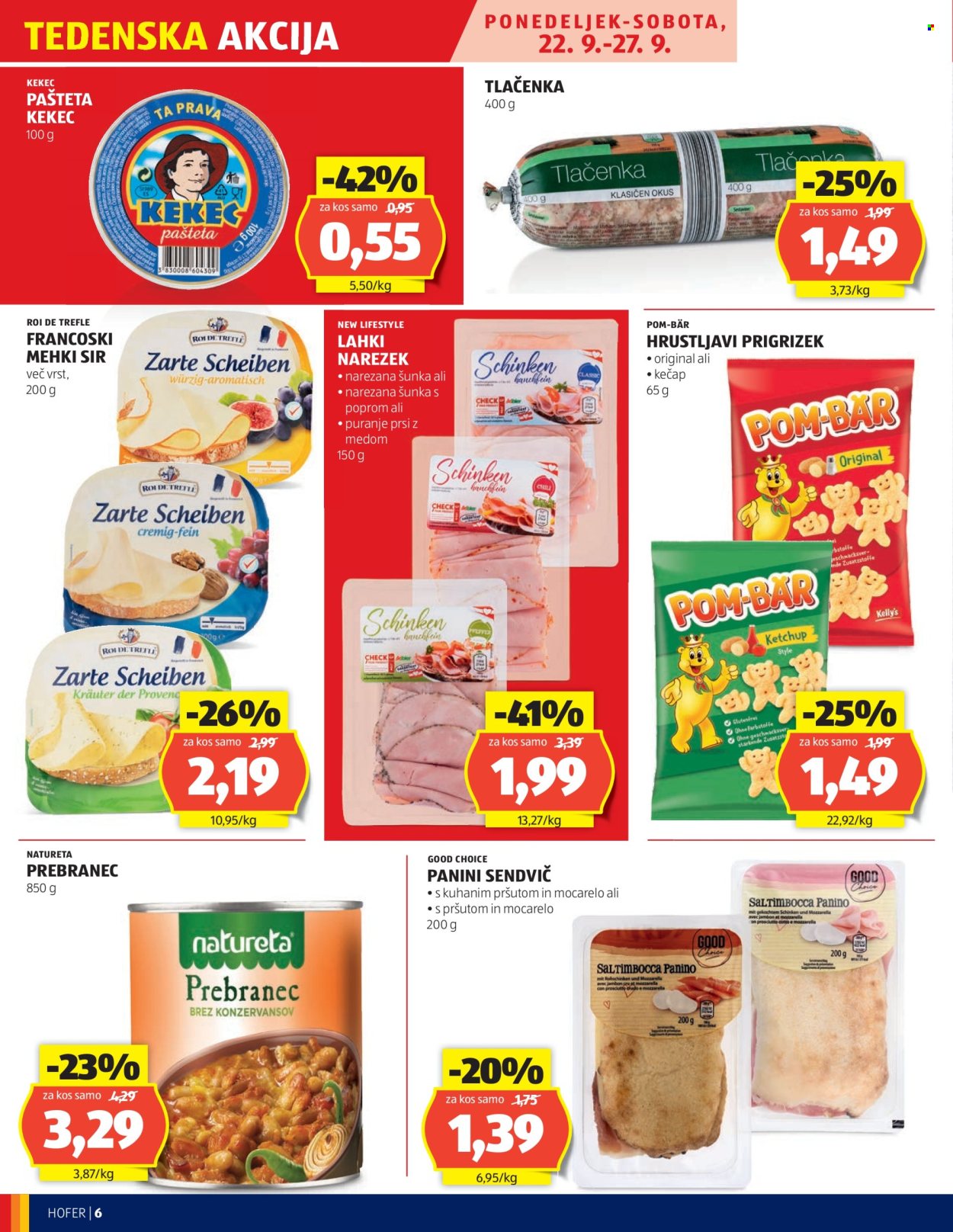 Hofer katalog - 18.9.2025 - 27.9.2025. Stran 6