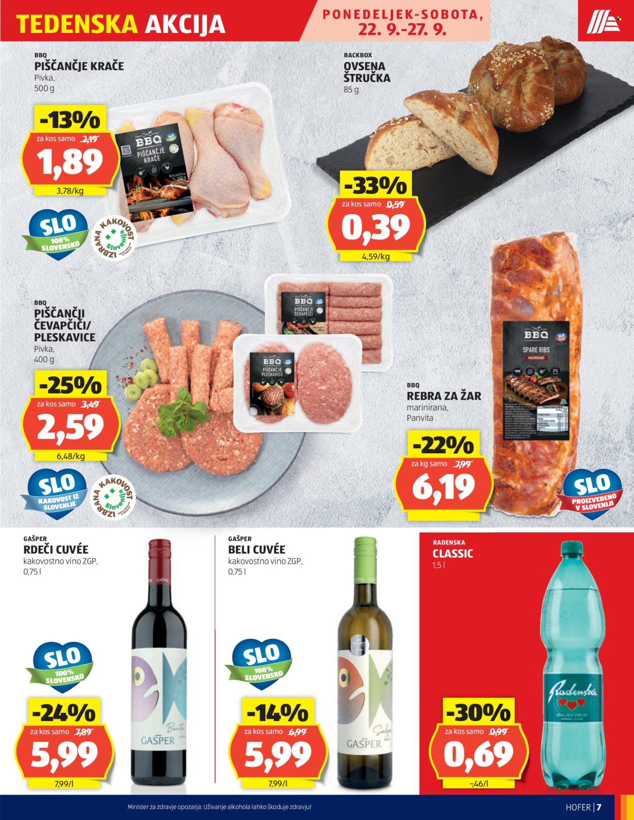 Hofer katalog - 18.9.2025 - 27.9.2025. Stran 7