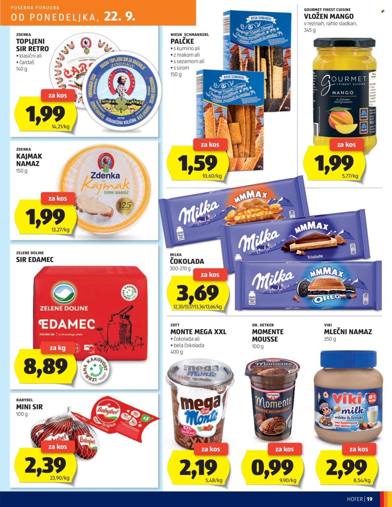 Hofer katalog - 18.9.2025 - 27.9.2025. Stran 19