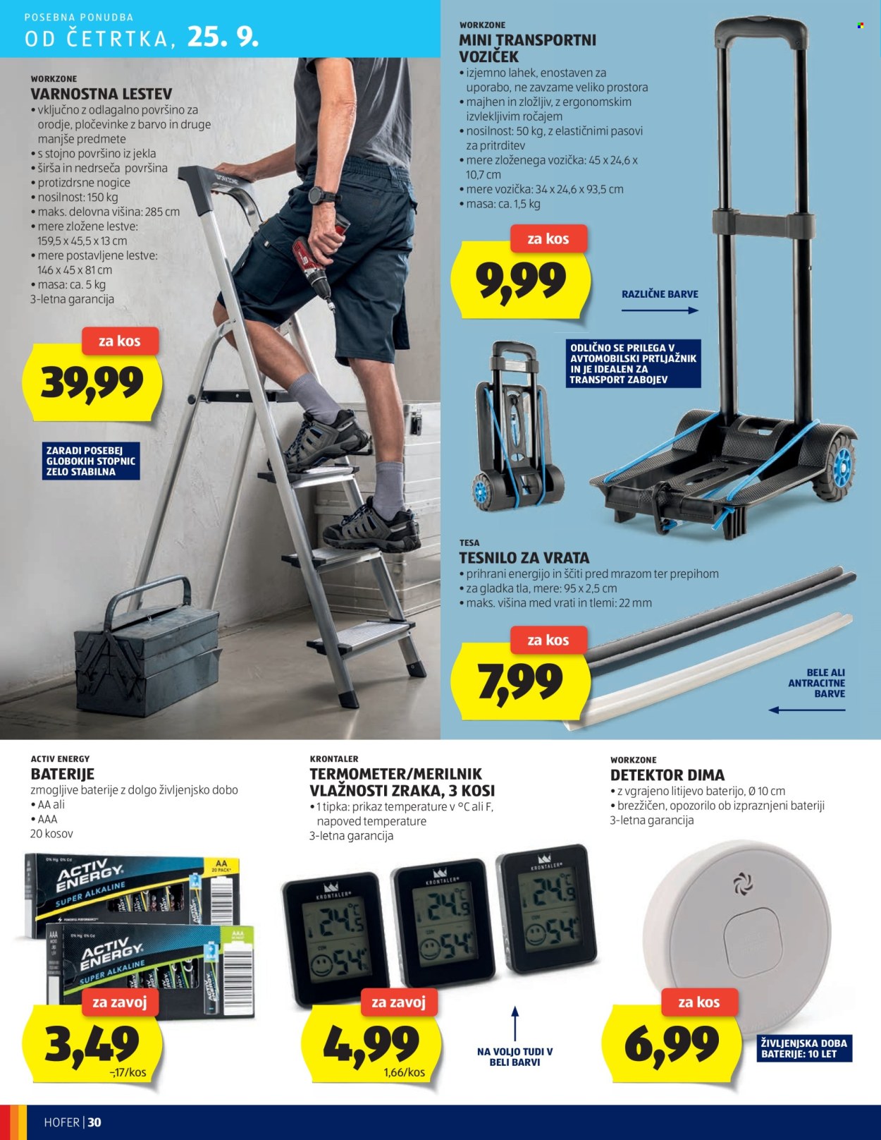 Hofer katalog - 18.9.2025 - 27.9.2025. Stran 30