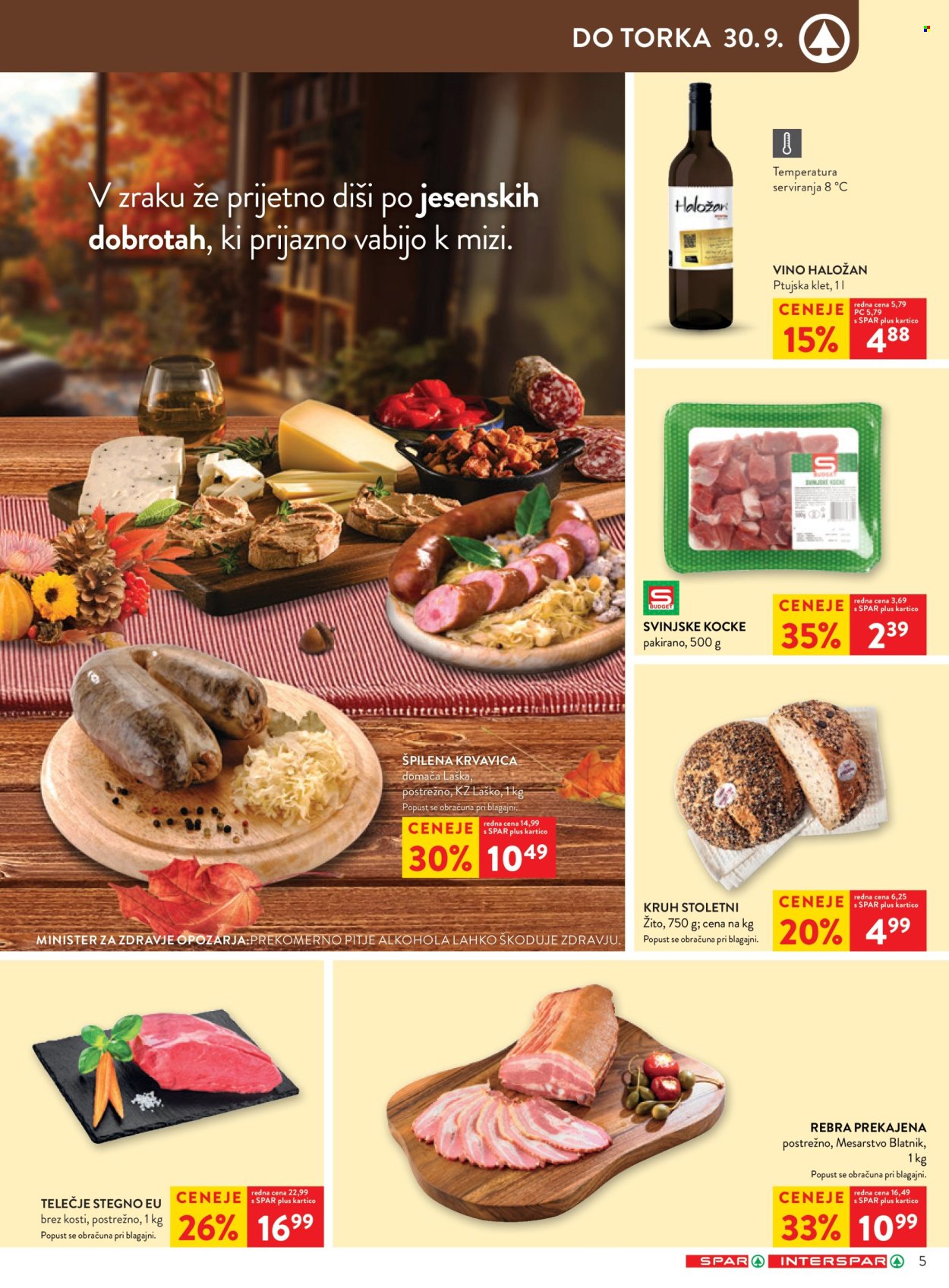 SPAR katalog - 24.9.2025 - 30.9.2025. Stran 5