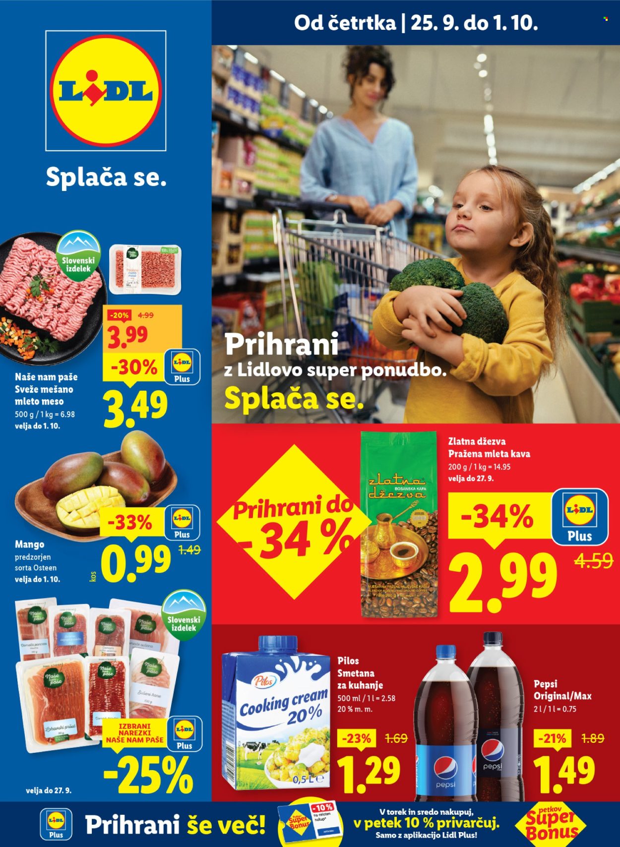 Lidl katalog - 25.9.2025 - 1.10.2025. Stran 1