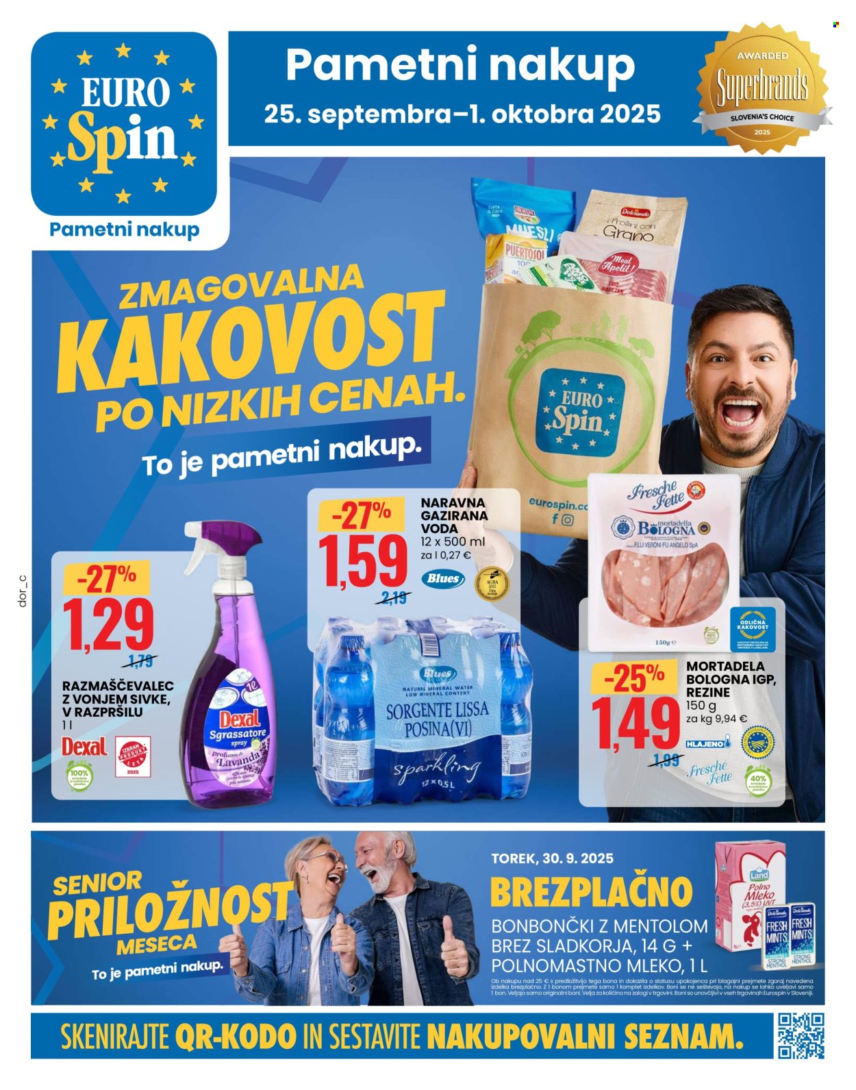 EuroSpin katalog - 25.9.2025 - 1.10.2025. Stran 1