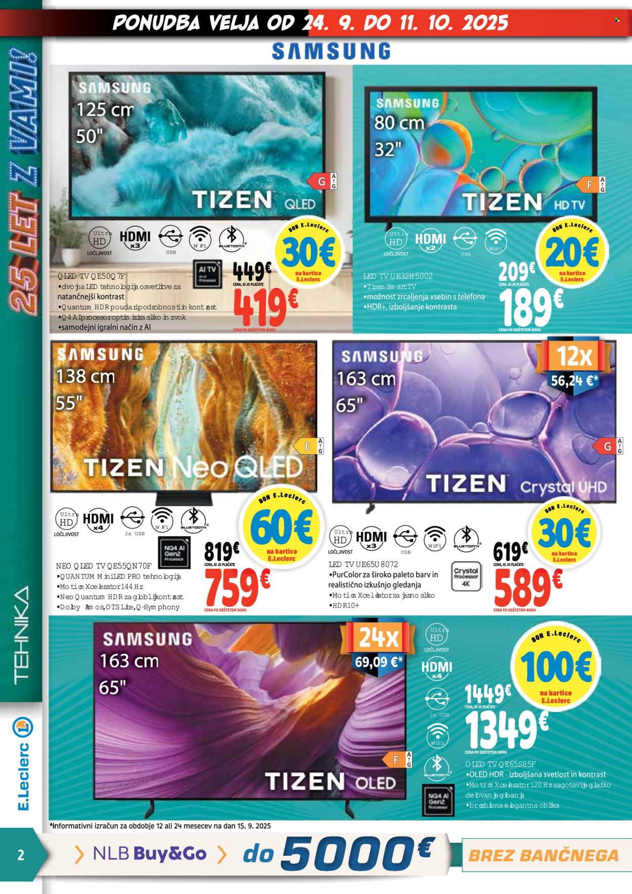 E.Leclerc katalog - 24.9.2025 - 11.10.2025. Stran 2