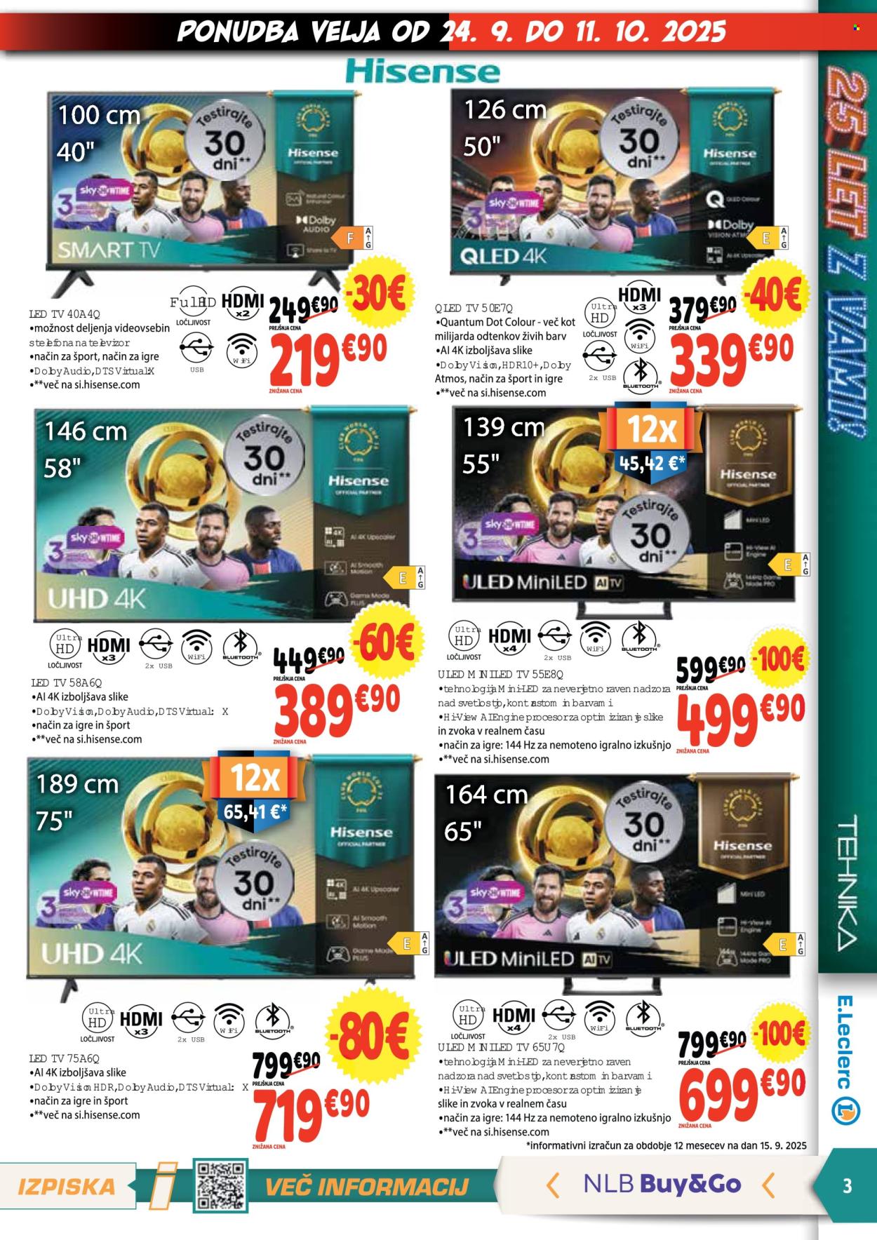 E.Leclerc katalog - 24.9.2025 - 11.10.2025. Stran 3