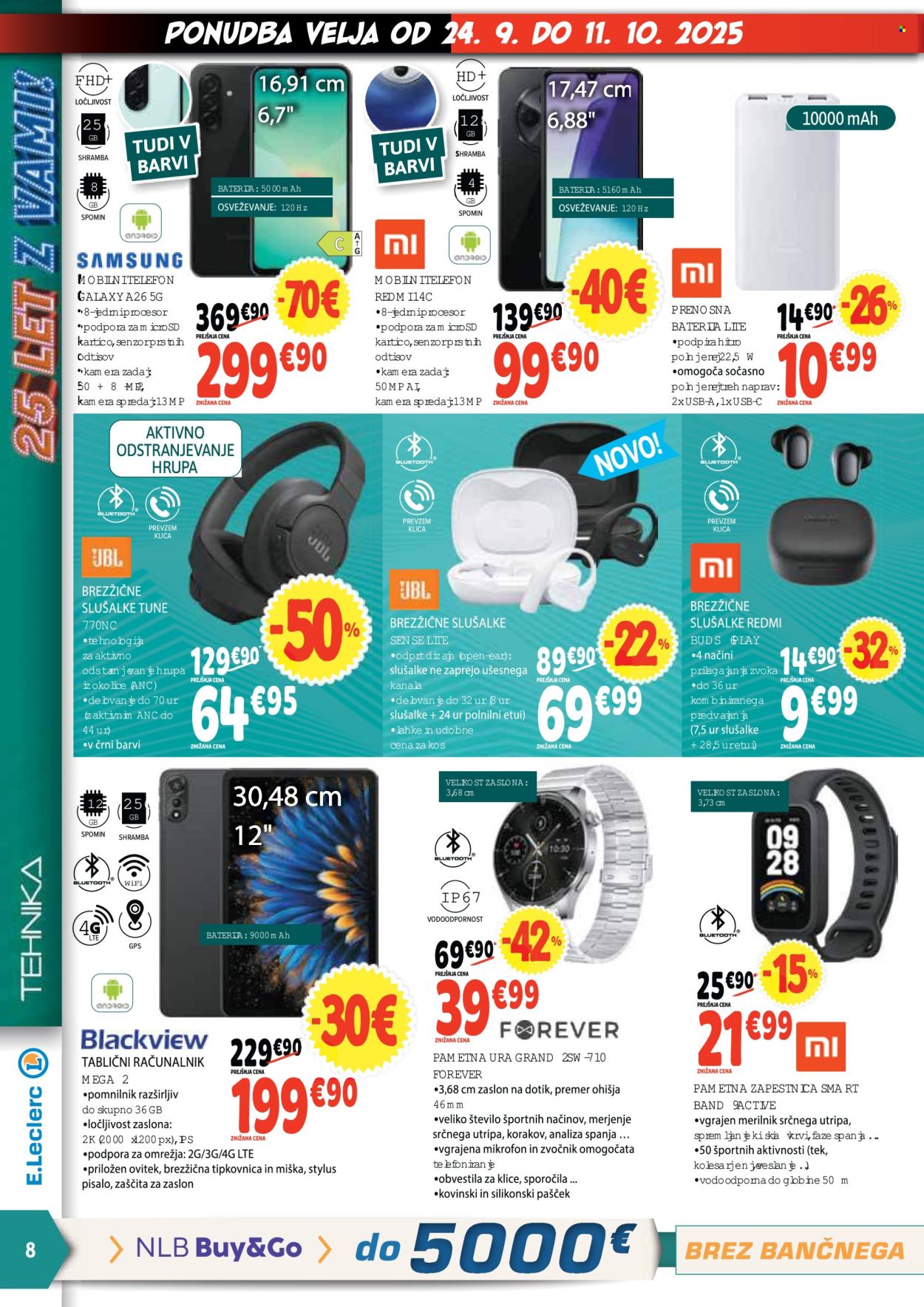 E.Leclerc katalog - 24.9.2025 - 11.10.2025. Stran 8