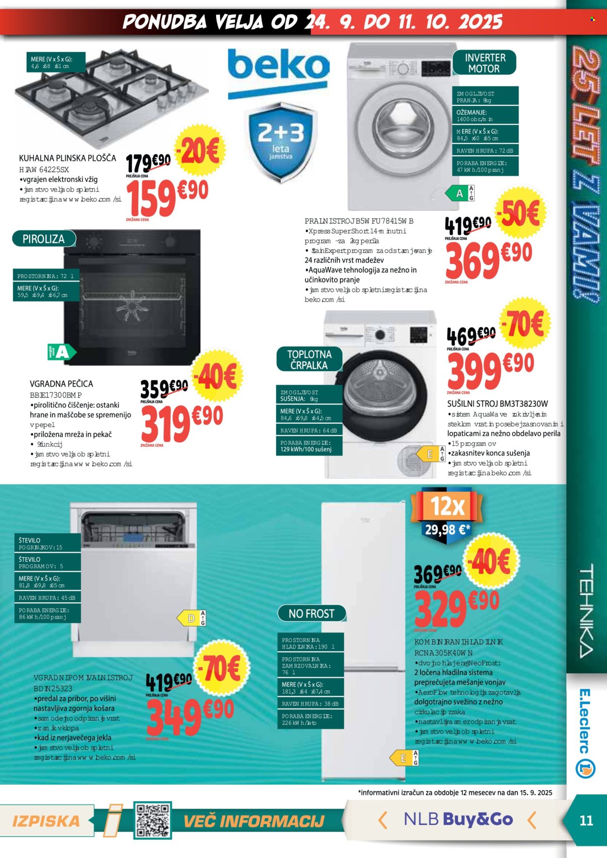 E.Leclerc katalog - 24.9.2025 - 11.10.2025. Stran 11