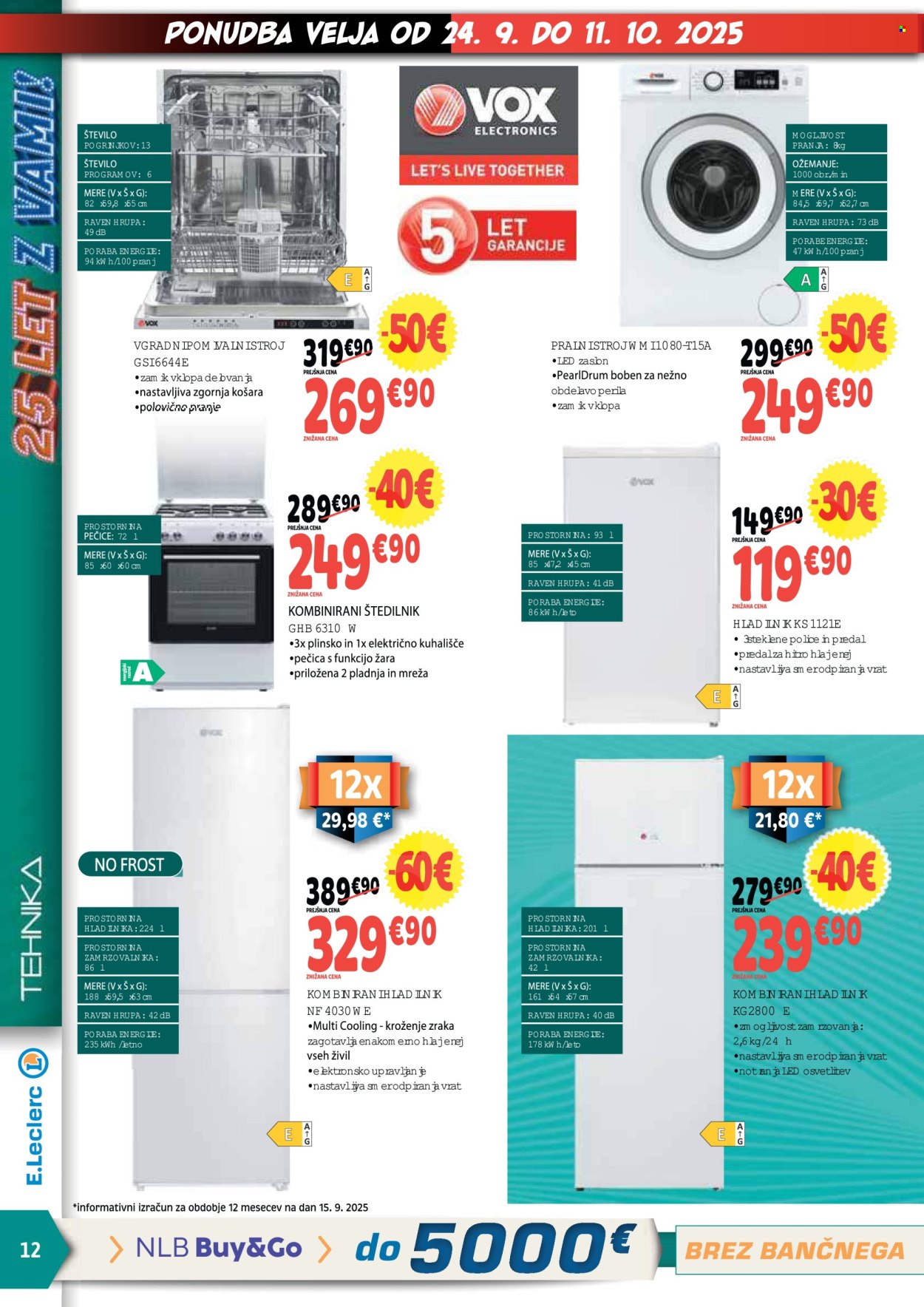 E.Leclerc katalog - 24.9.2025 - 11.10.2025. Stran 12
