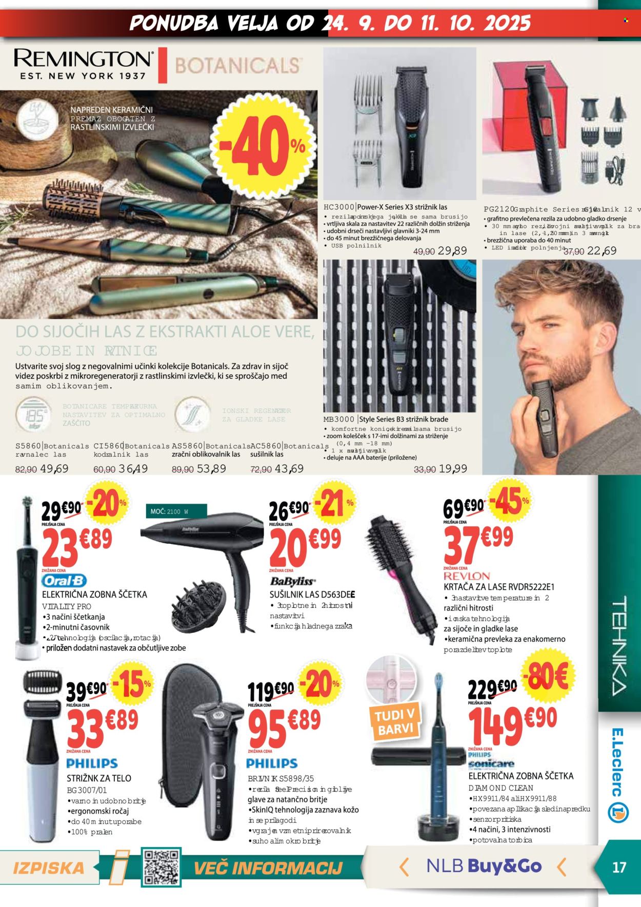 E.Leclerc katalog - 24.9.2025 - 11.10.2025. Stran 17