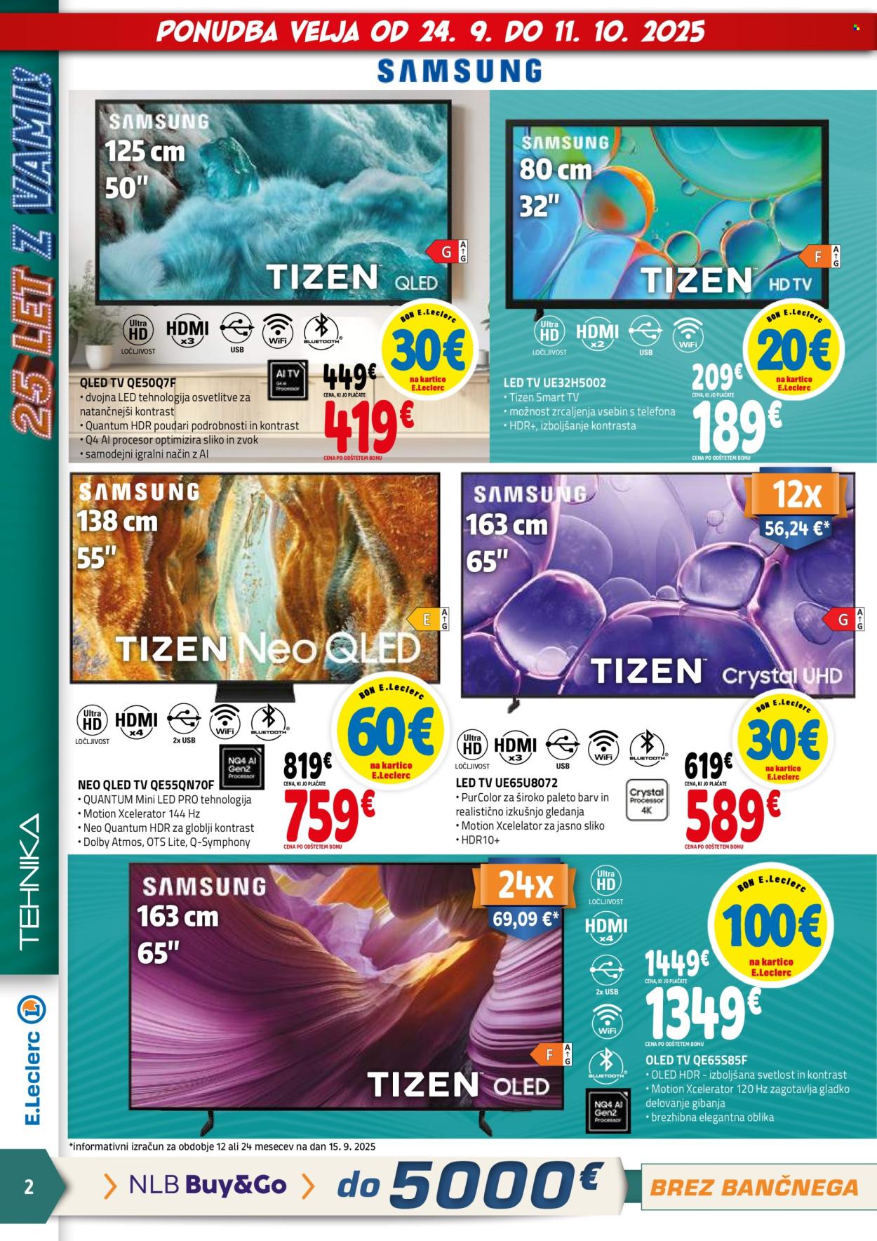 E.Leclerc katalog - 24.9.2025 - 4.10.2025. Stran 2
