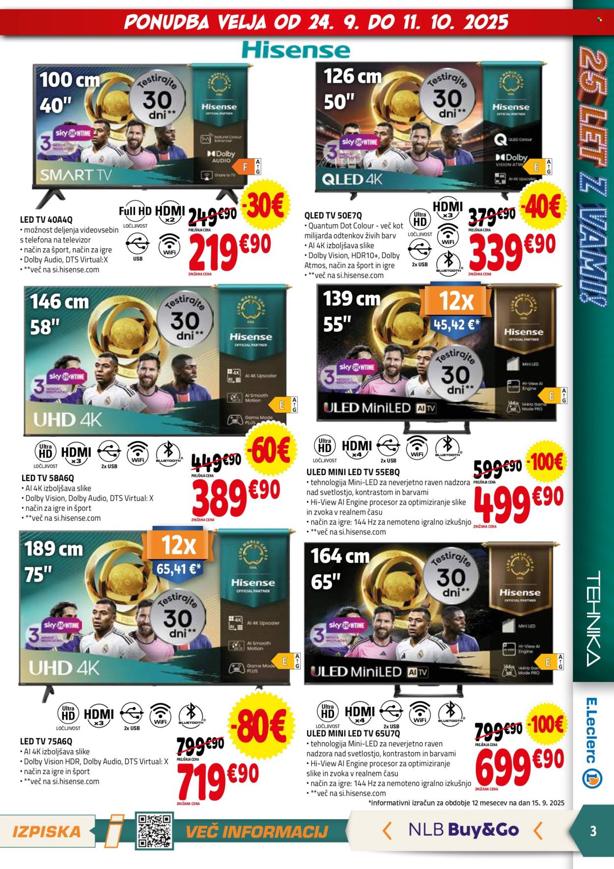 E.Leclerc katalog - 24.9.2025 - 4.10.2025. Stran 3
