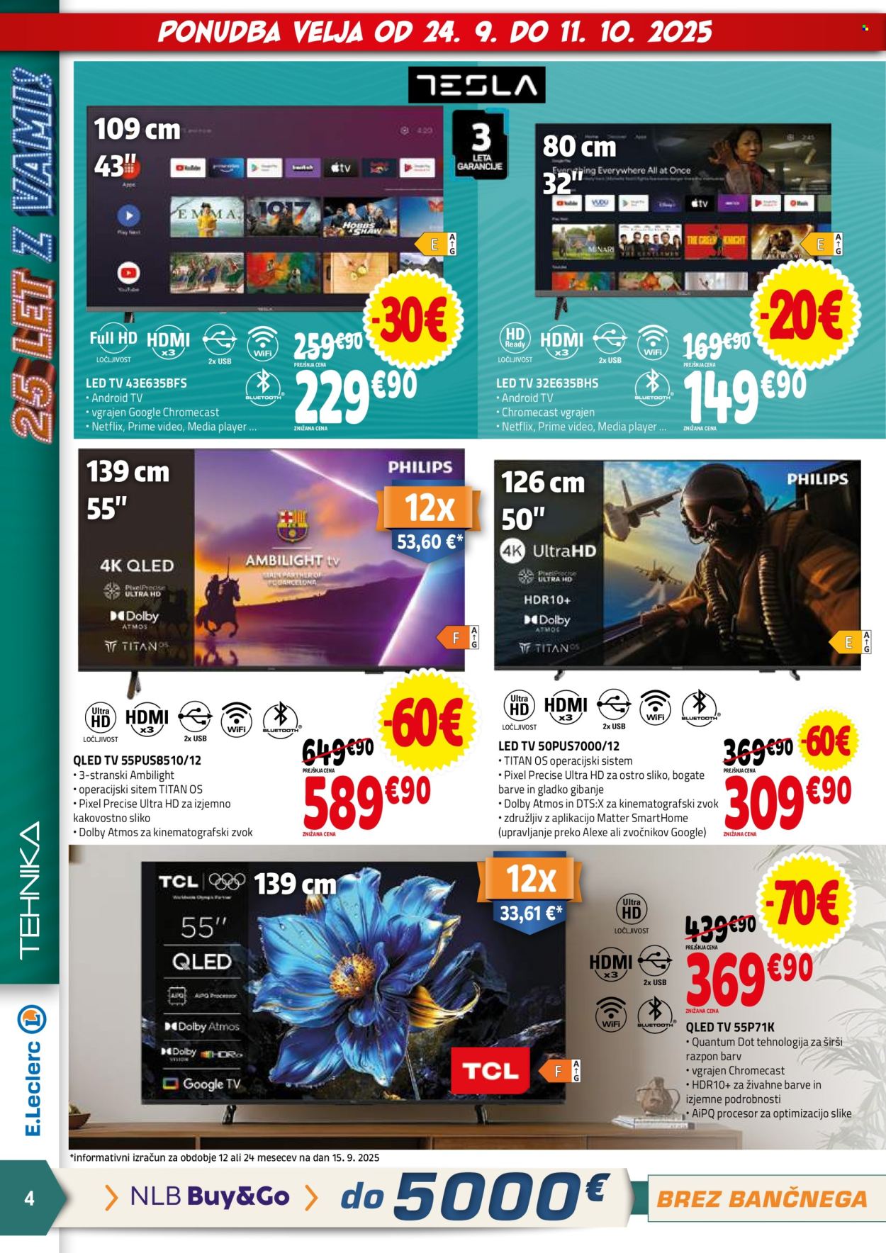 E.Leclerc katalog - 24.9.2025 - 4.10.2025. Stran 4