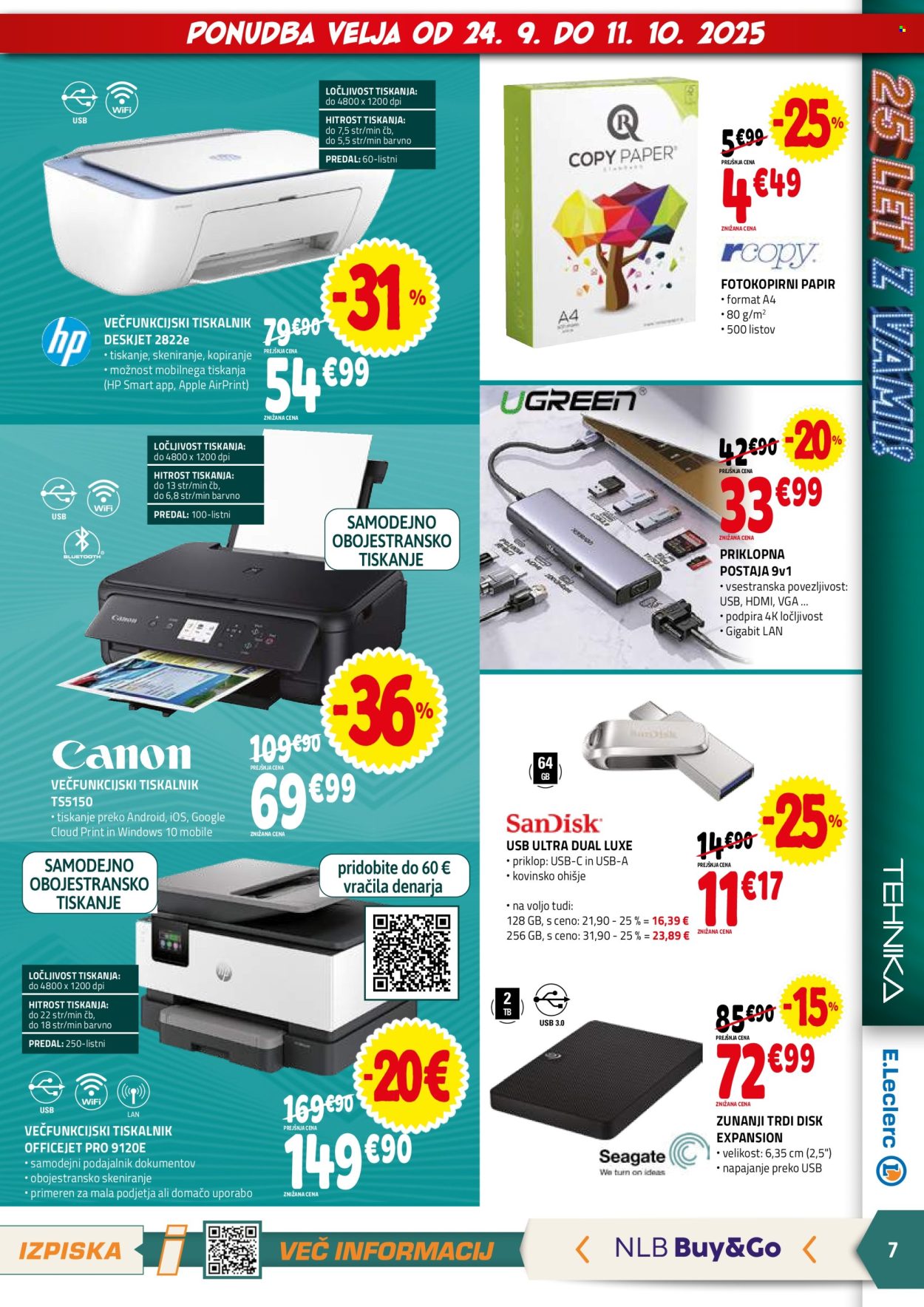 E.Leclerc katalog - 24.9.2025 - 4.10.2025. Stran 7