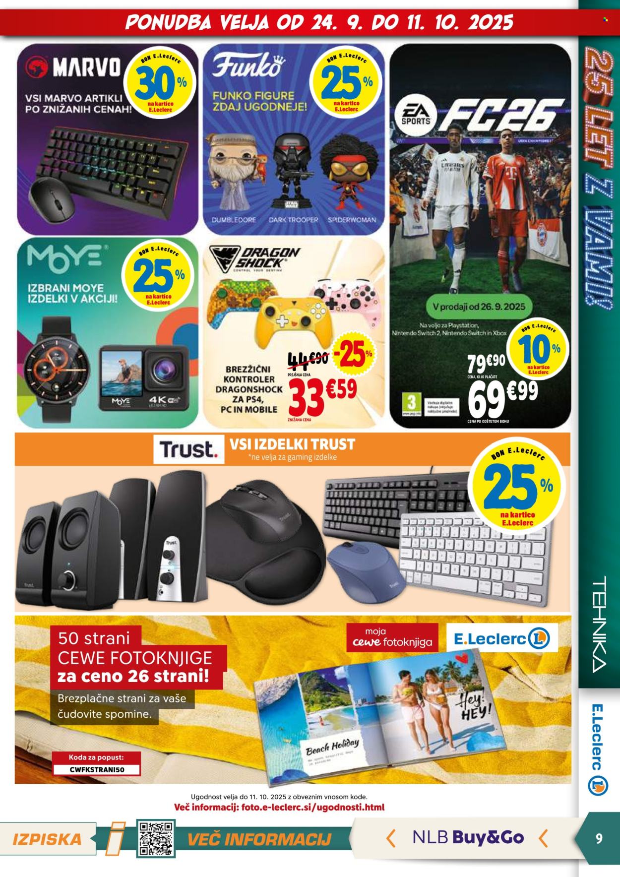 E.Leclerc katalog - 24.9.2025 - 4.10.2025. Stran 9