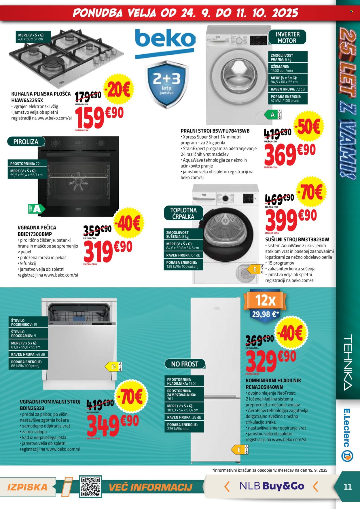 E.Leclerc katalog - 24.9.2025 - 4.10.2025. Stran 11